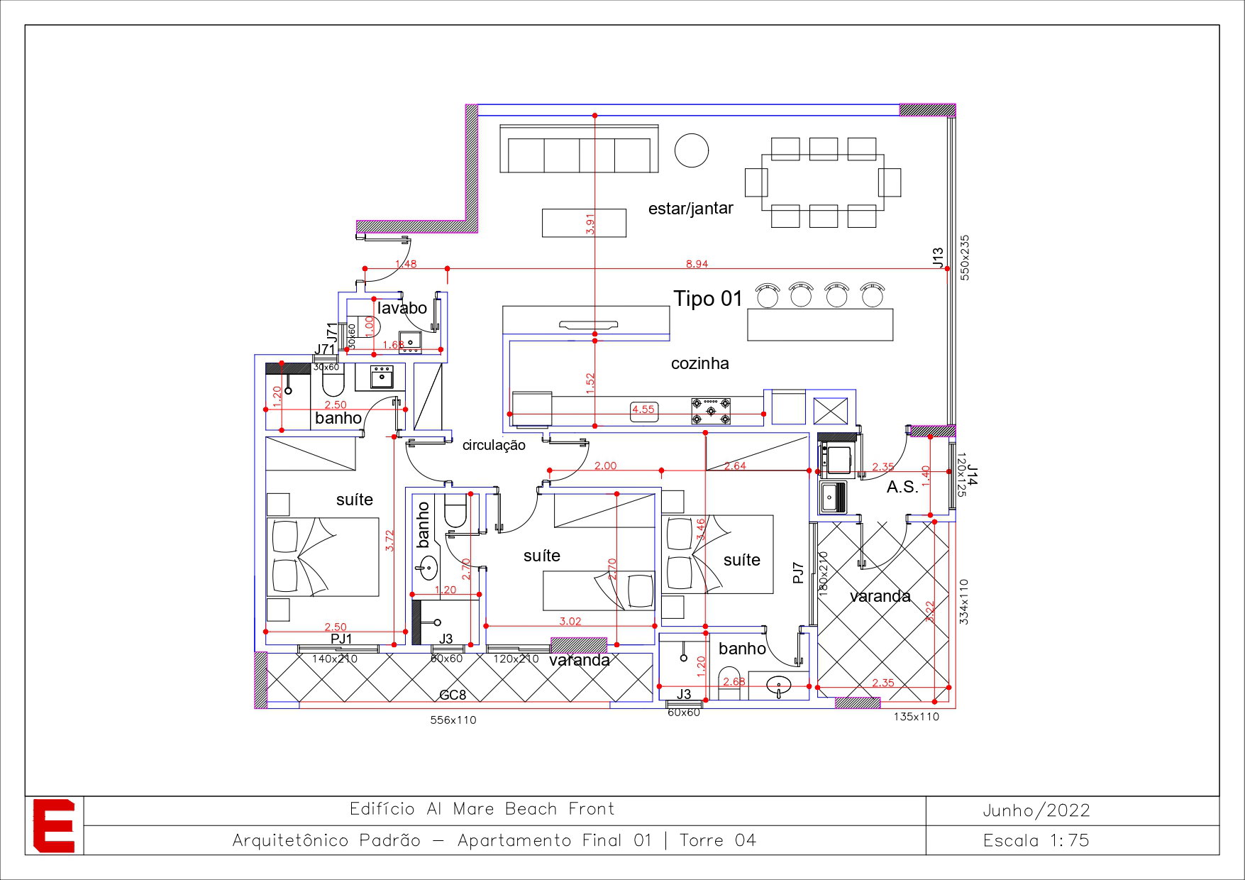 Planta 6 de Al Mare Beach Front - Fase 2