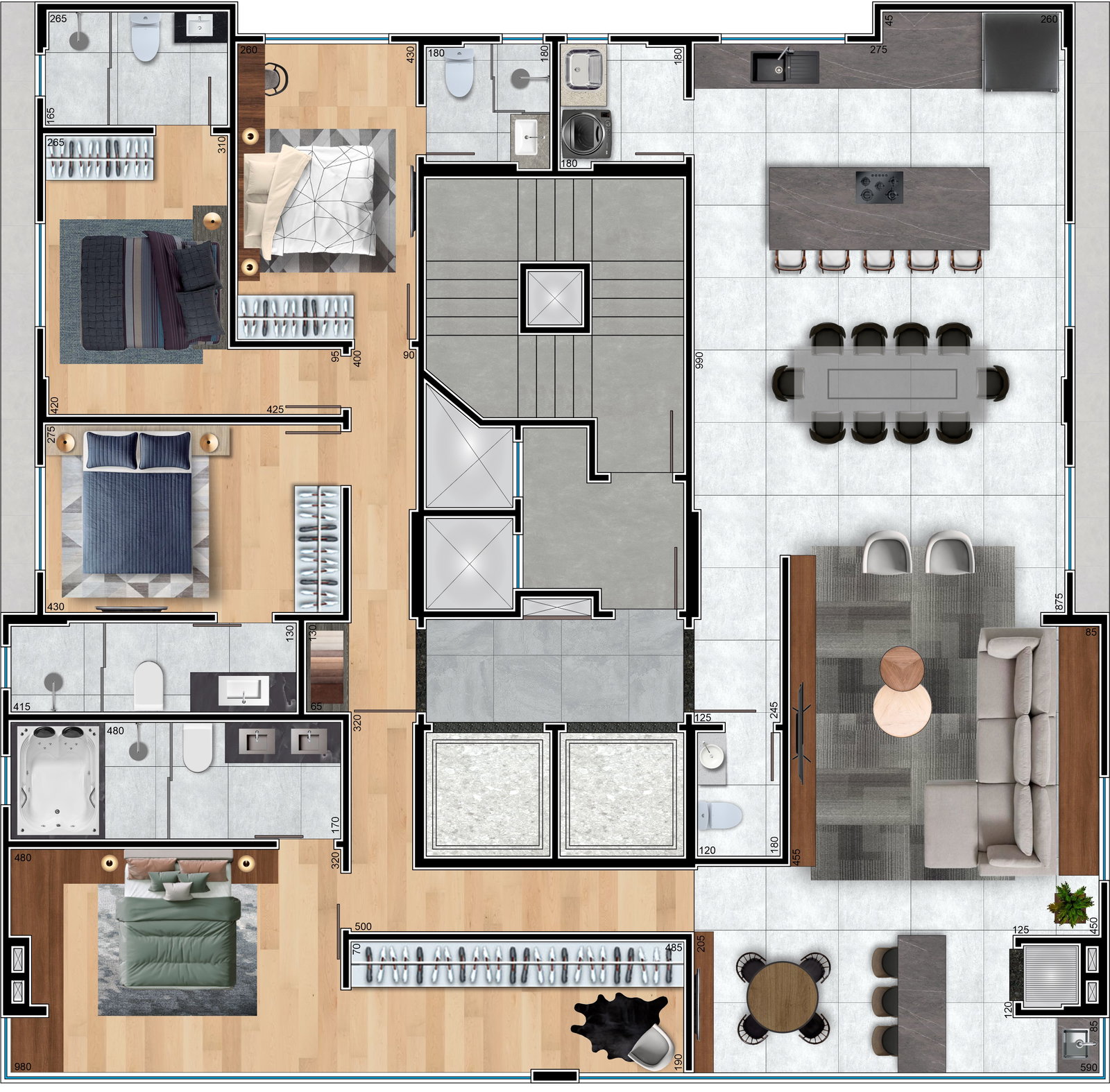 Planta 3 de Edifício Vivart