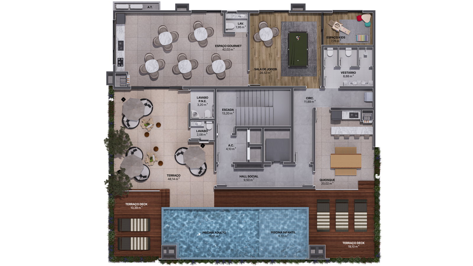 Planta 1 de Bella Maria Flats