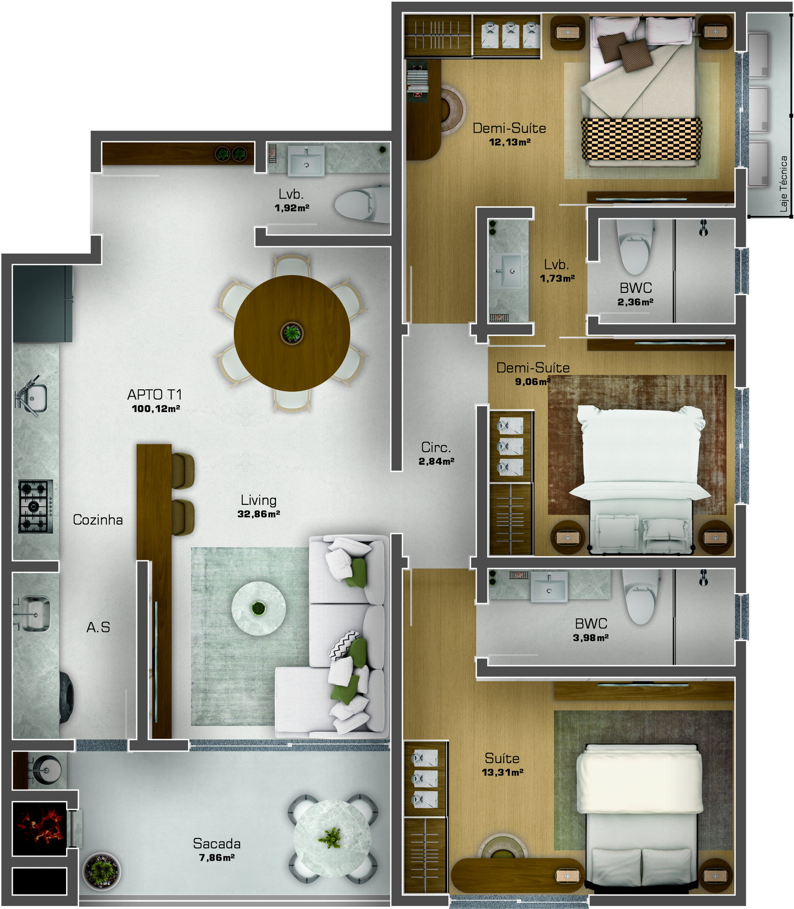 Planta 6 de Residencial Azzurra