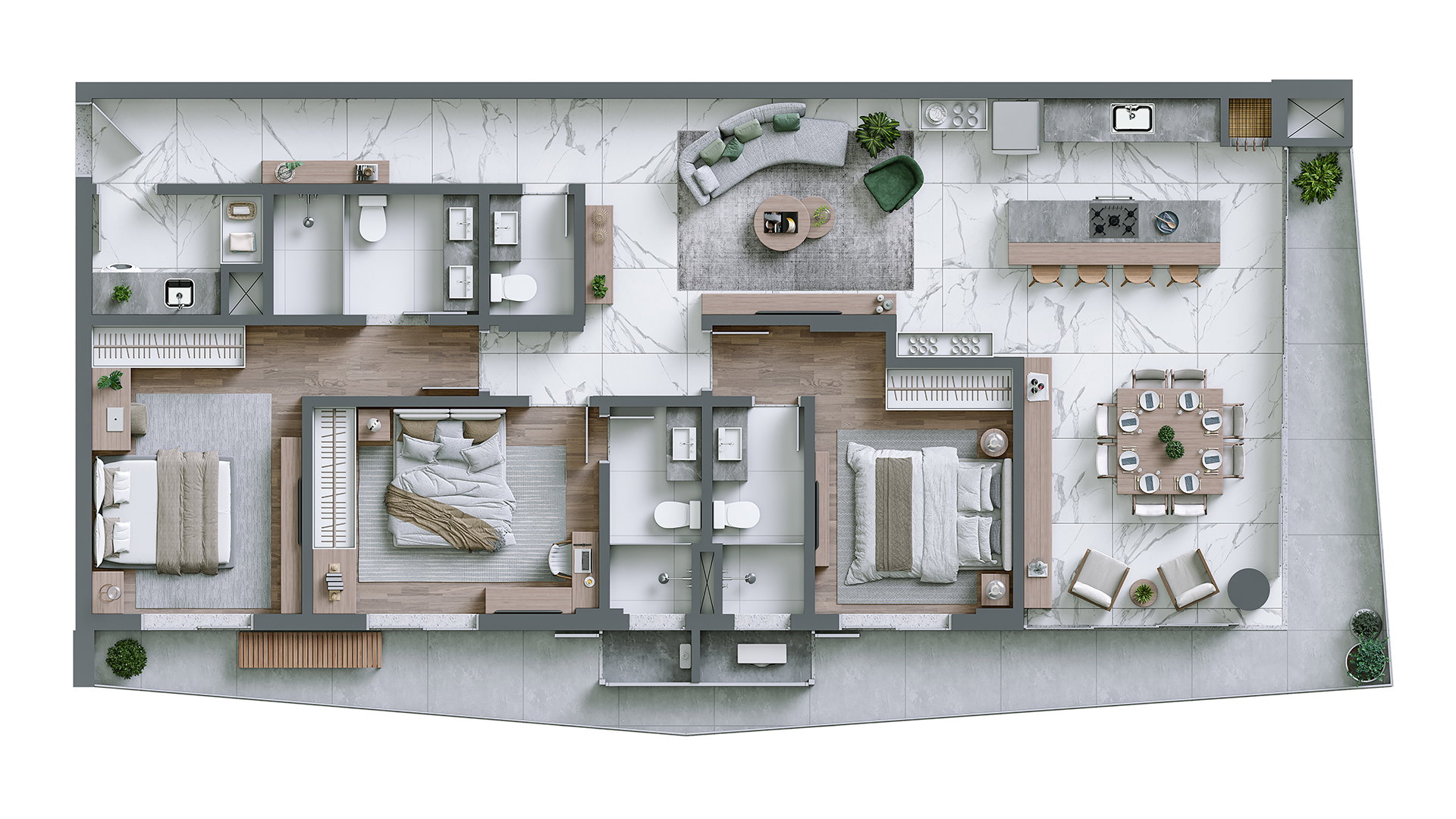 Planta 4 de Bossa