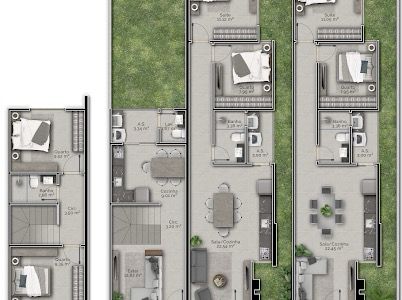 Planta 1 de Residencial Maui