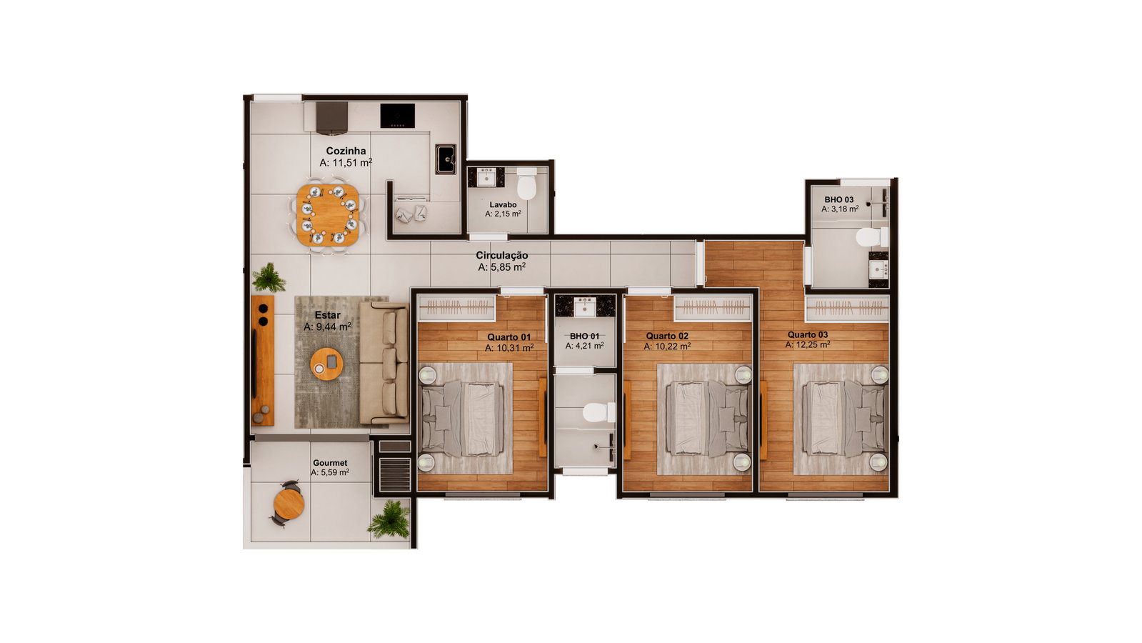 Planta 23 de Arboretto Home Spa