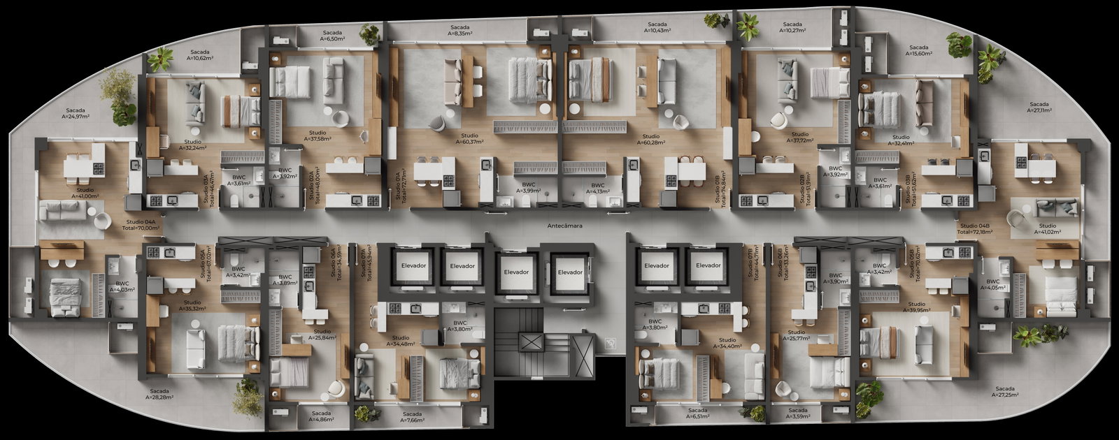 Planta 12 de NF Raro By Sierra