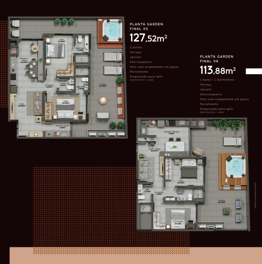 Planta 3 de Antônio Maria Residencial