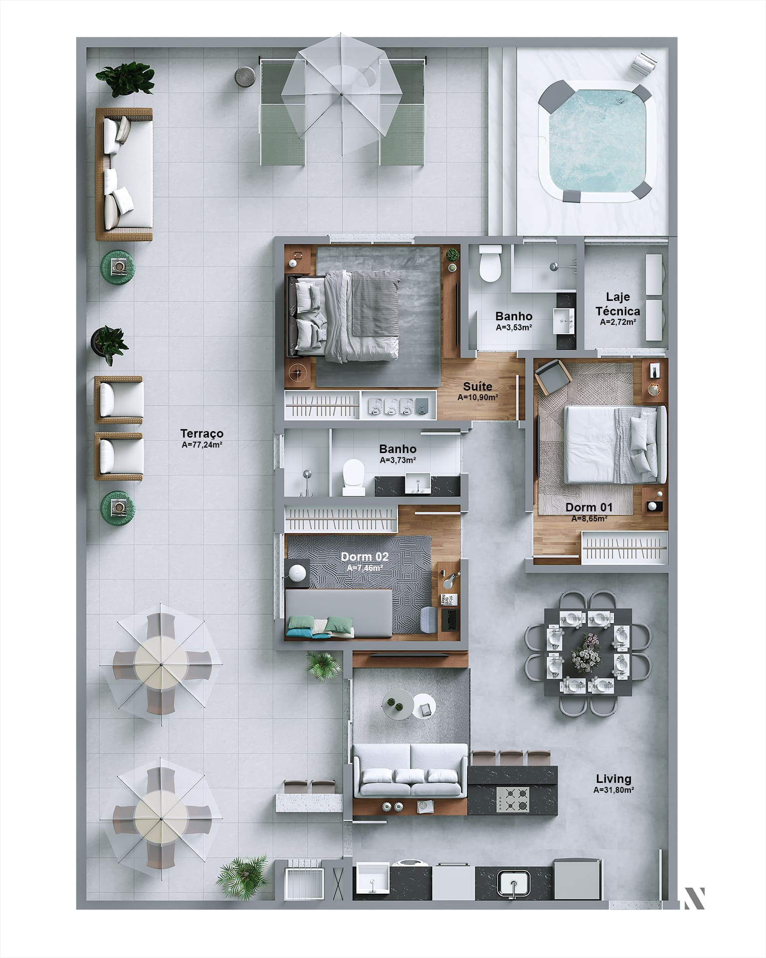 Planta 1 de Lottus