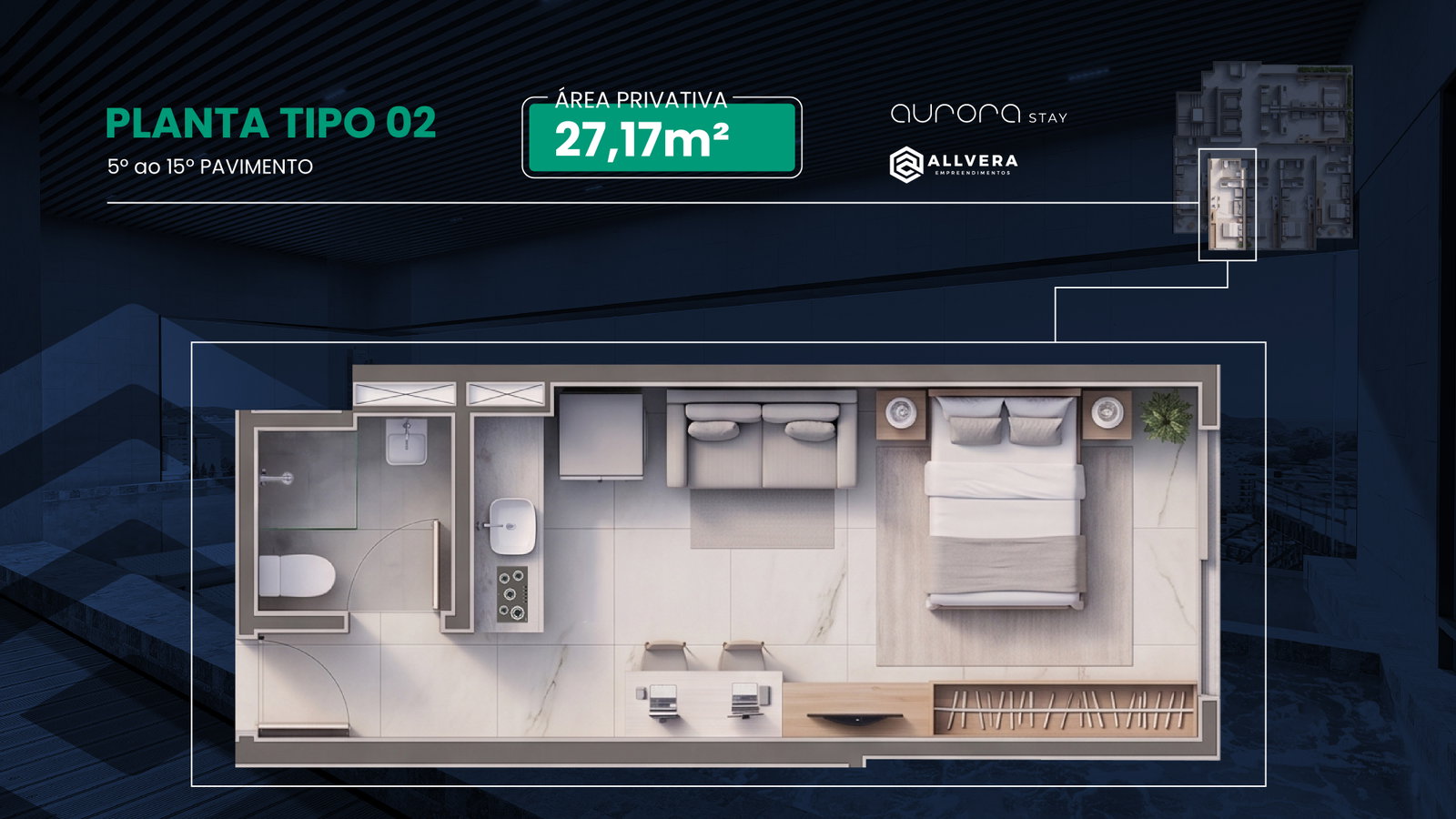 Planta 4 de Aurora Stay