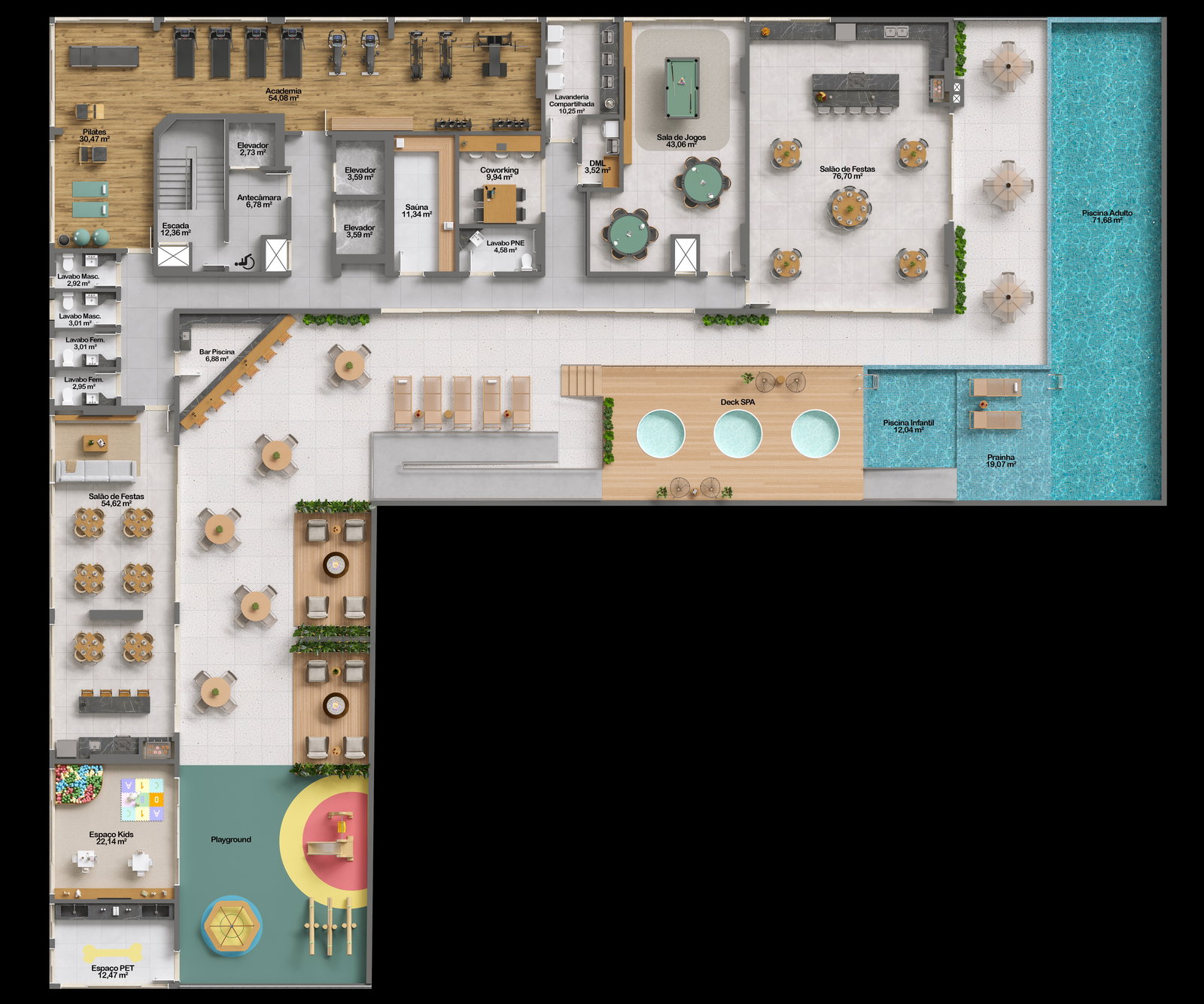 Planta 1 de Amouge Residence