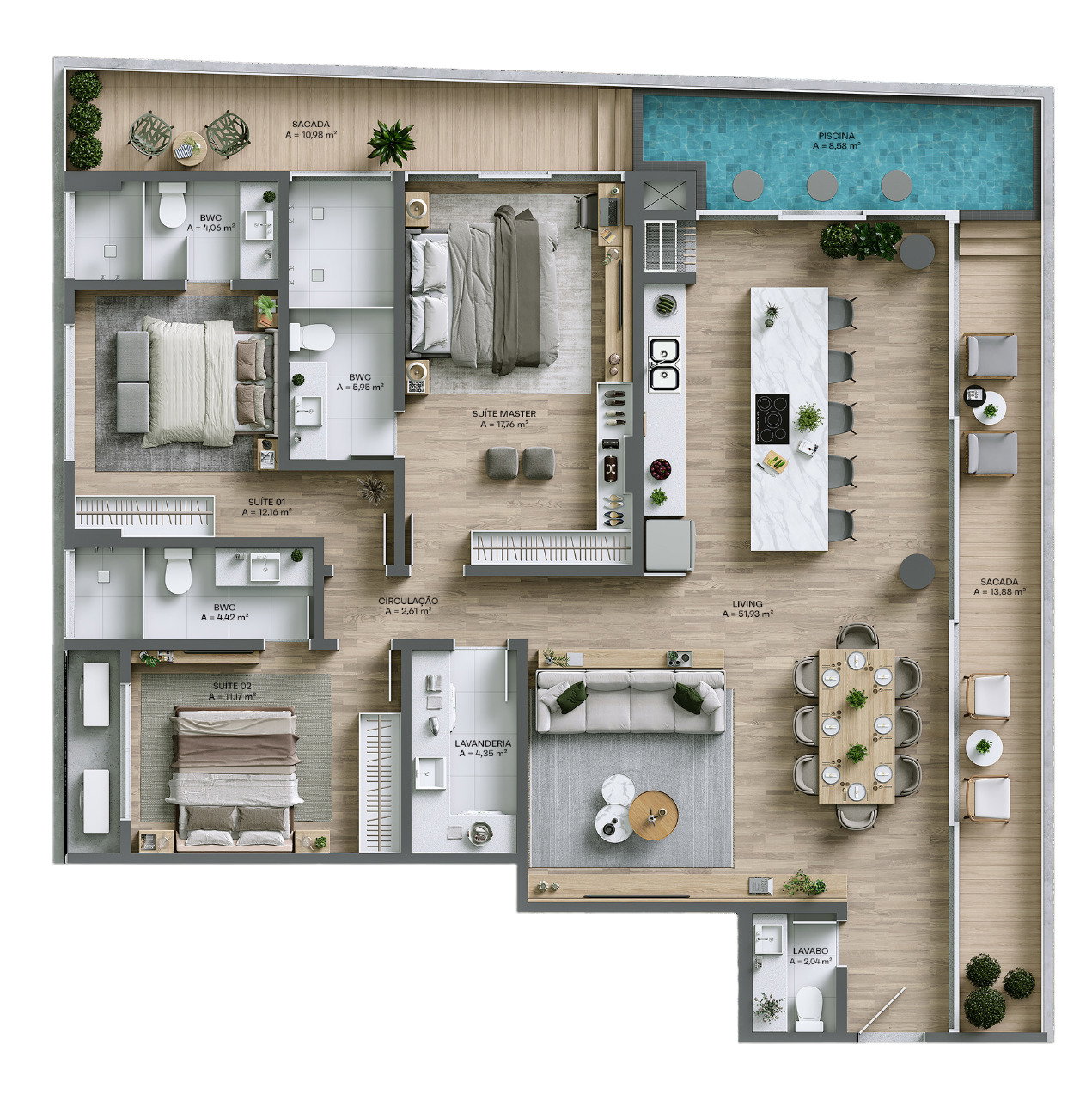 Planta 6 de Horizon Luxury Residences