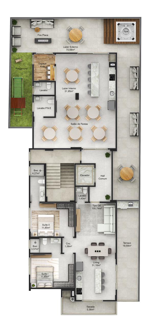 Planta 2 de Residencial Costa de La Luz