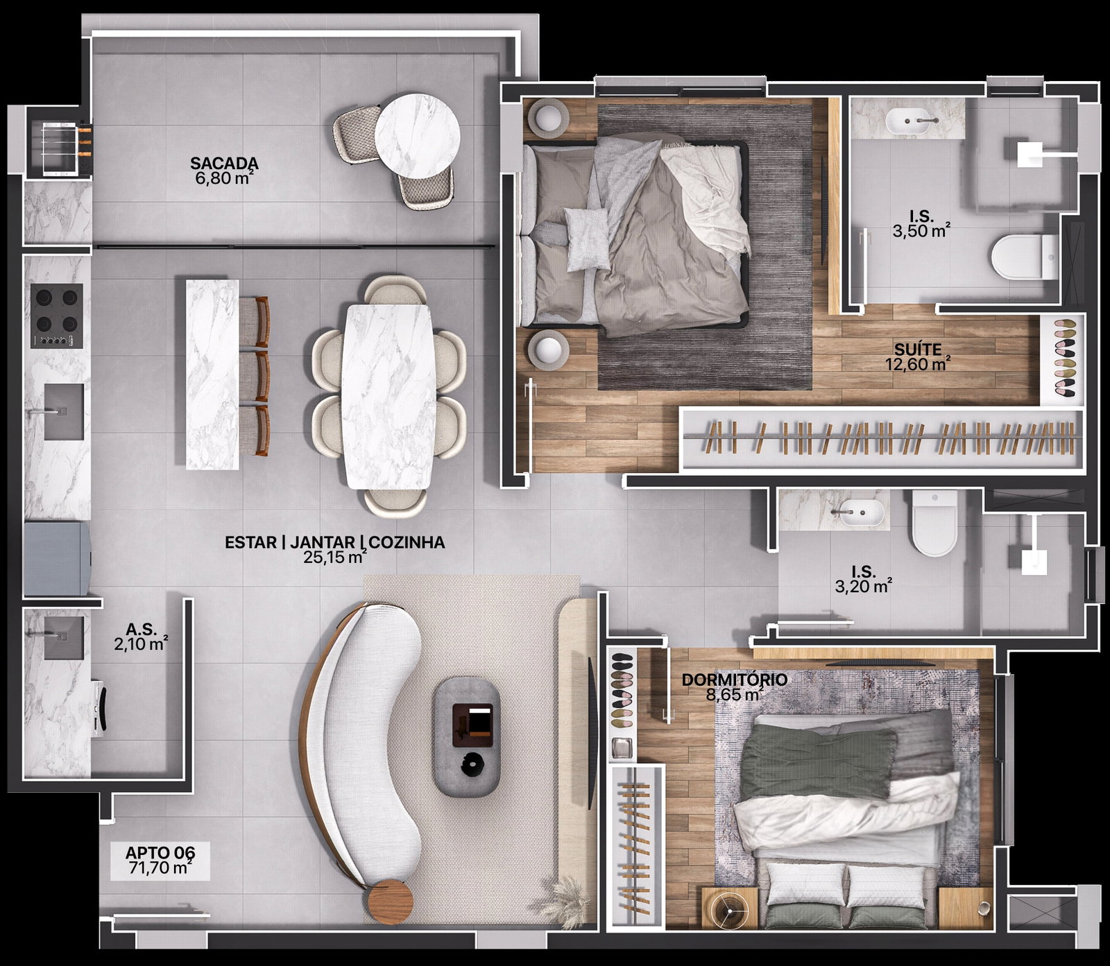 Planta 8 de Collina Del Mare
