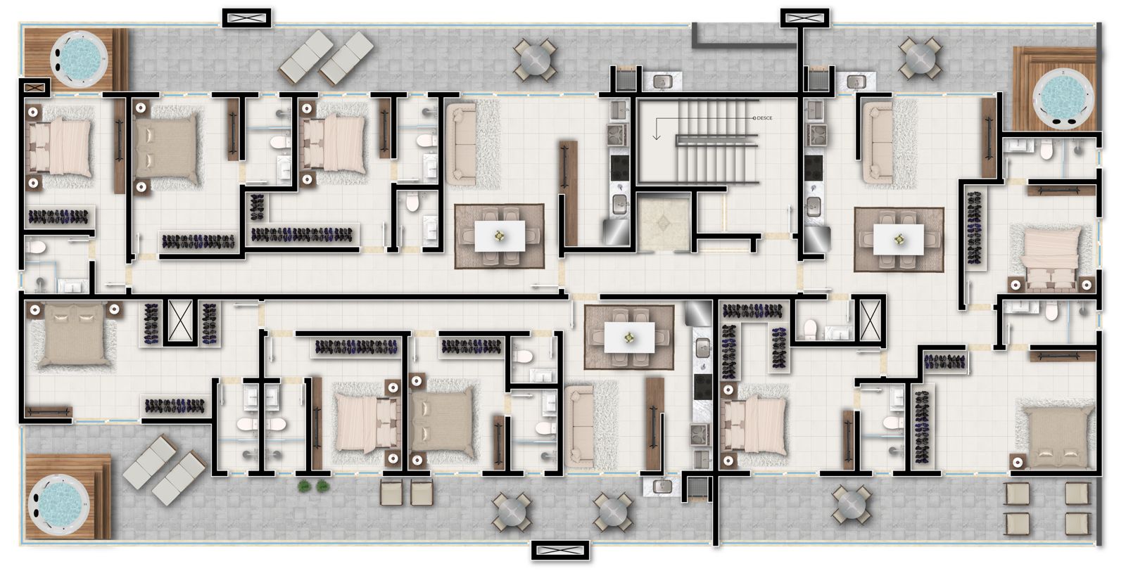 Planta 2 de Vivace Residence