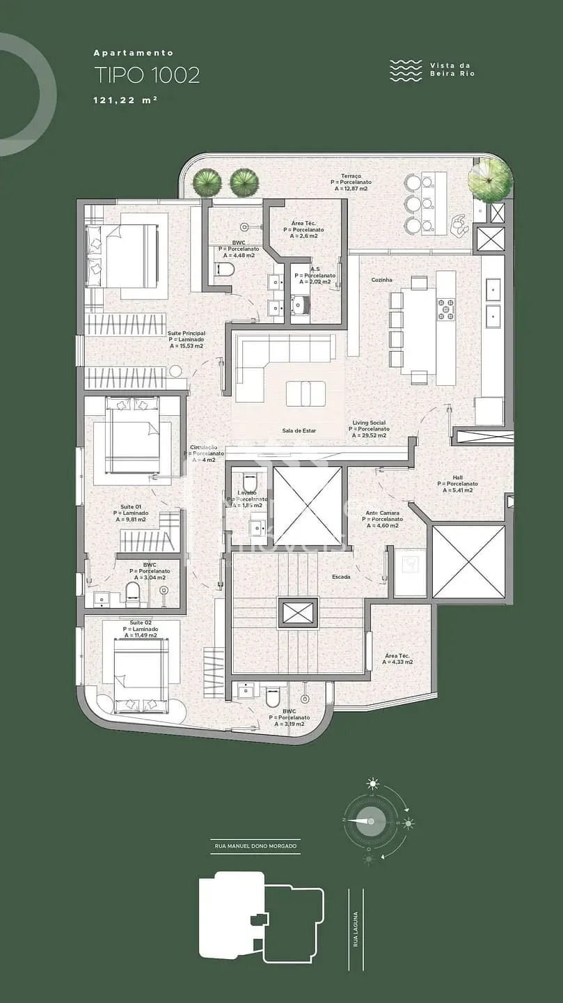 Foto 30 de Apartamento para locação com 3 suítes, 2 vagas – 121,22 m², Fazenda, Itajaí, SC
