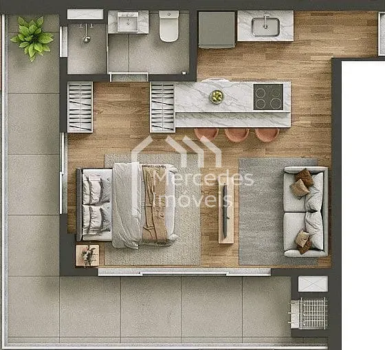Foto 26 de Apartamento 1 dormitorio com 39.75m² à venda, Viva Park, Porto Belo, SC