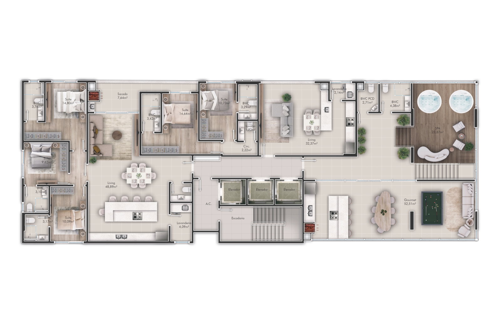 Planta 2 de Agatha Tower