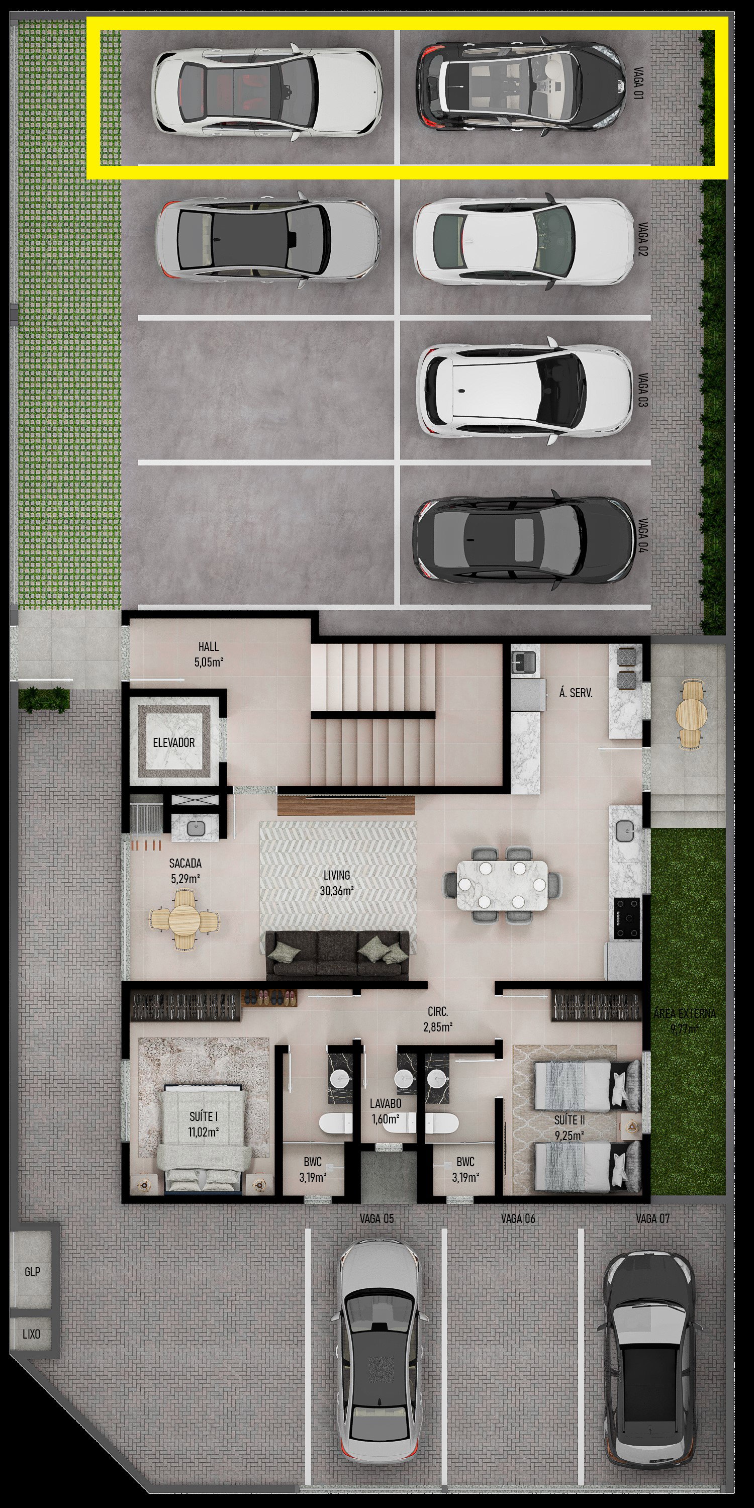 Planta 2 de Breeze Residence