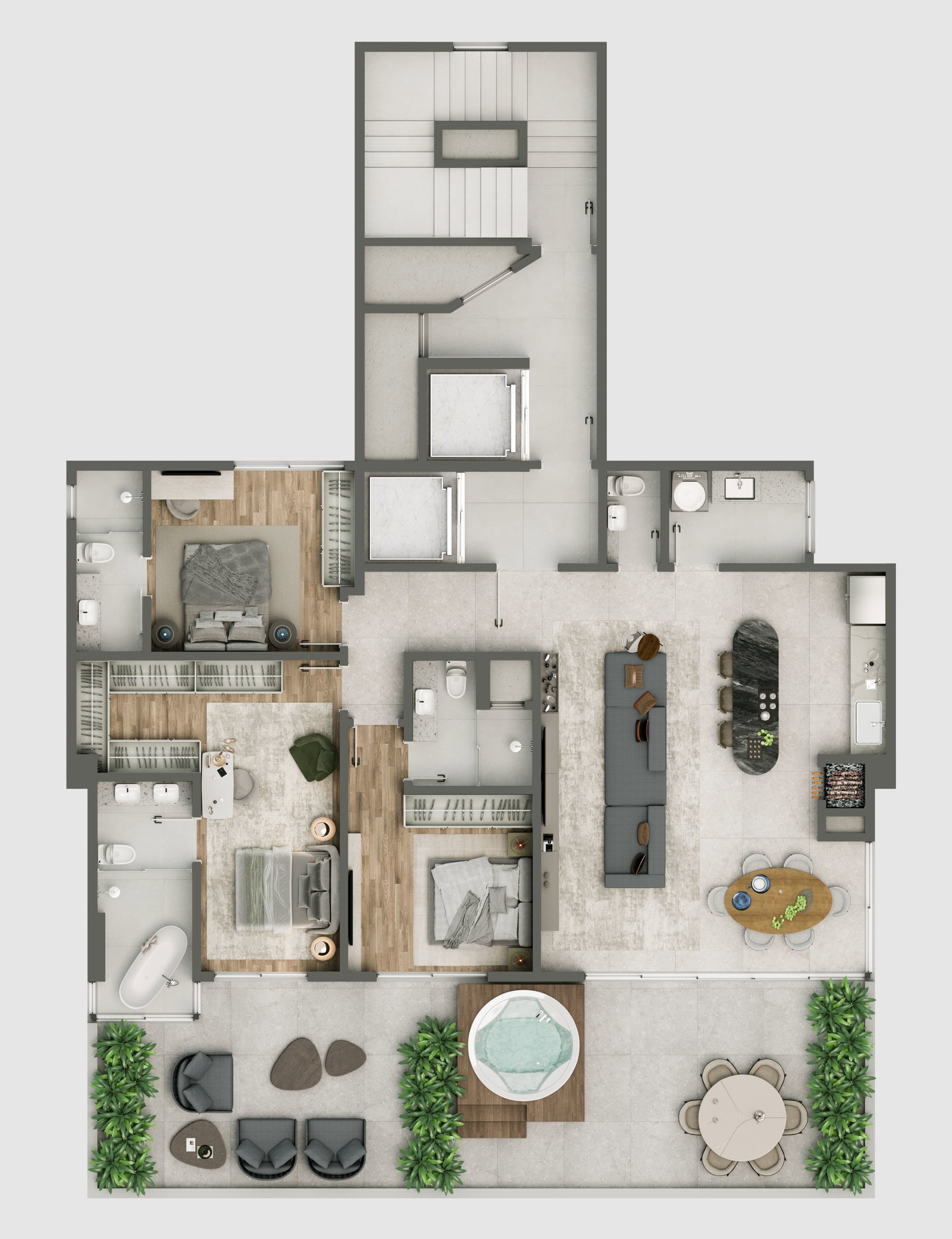 Planta 1 de Gran Tower