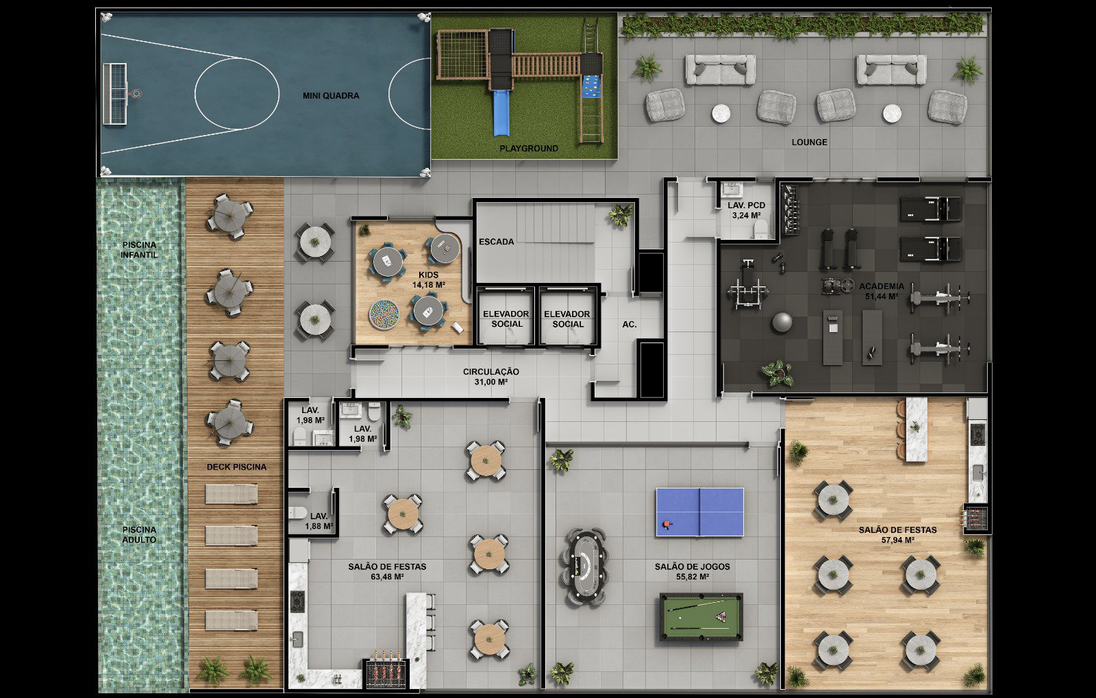 Planta 2 de Blossom Residence