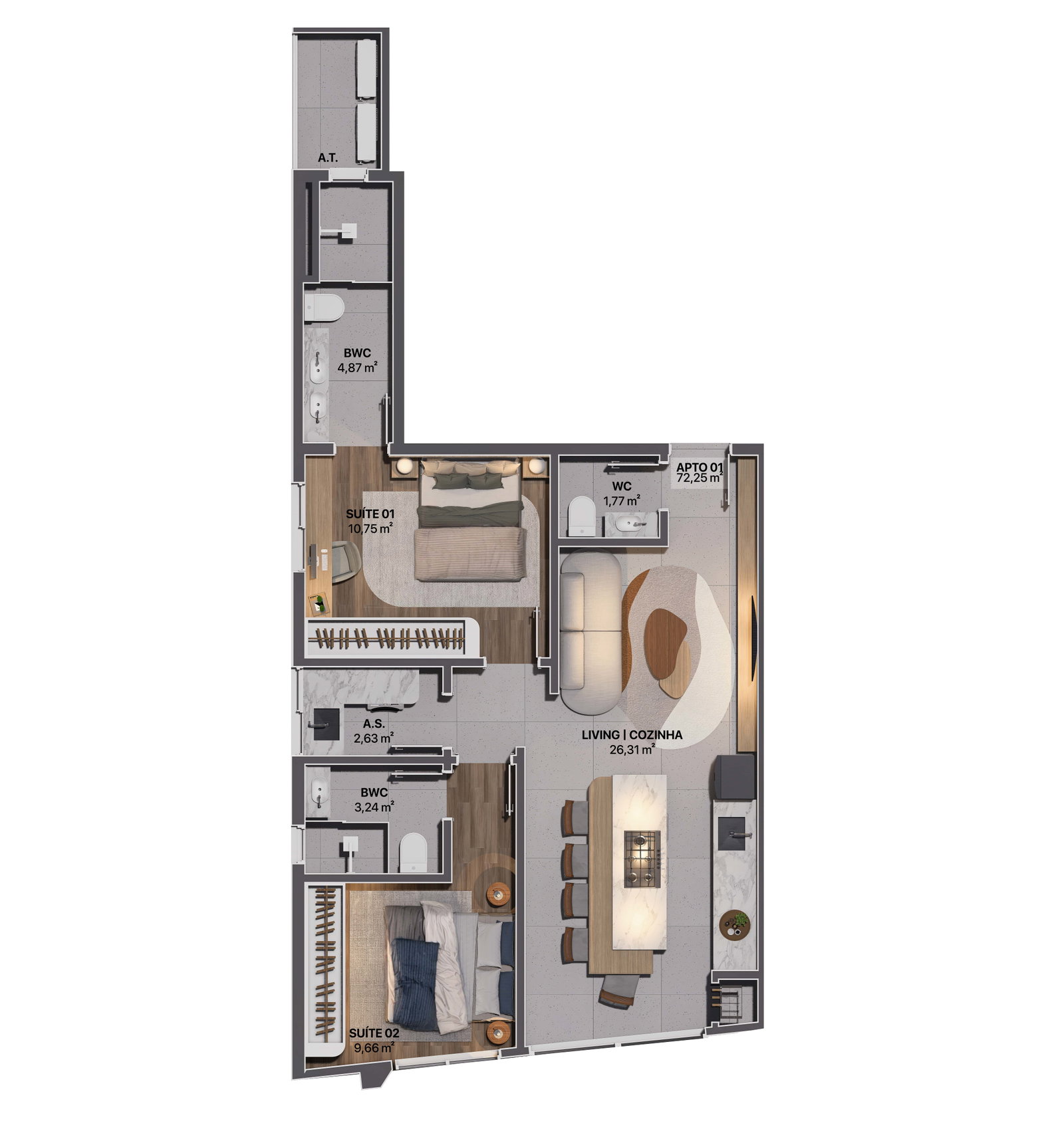Planta 3 de Sky Rooftop