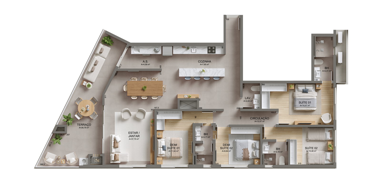 Planta 1 de Aten
