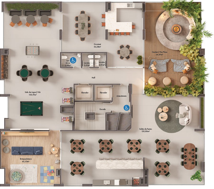 Planta Lazer (1 de 2) do Life Dreams