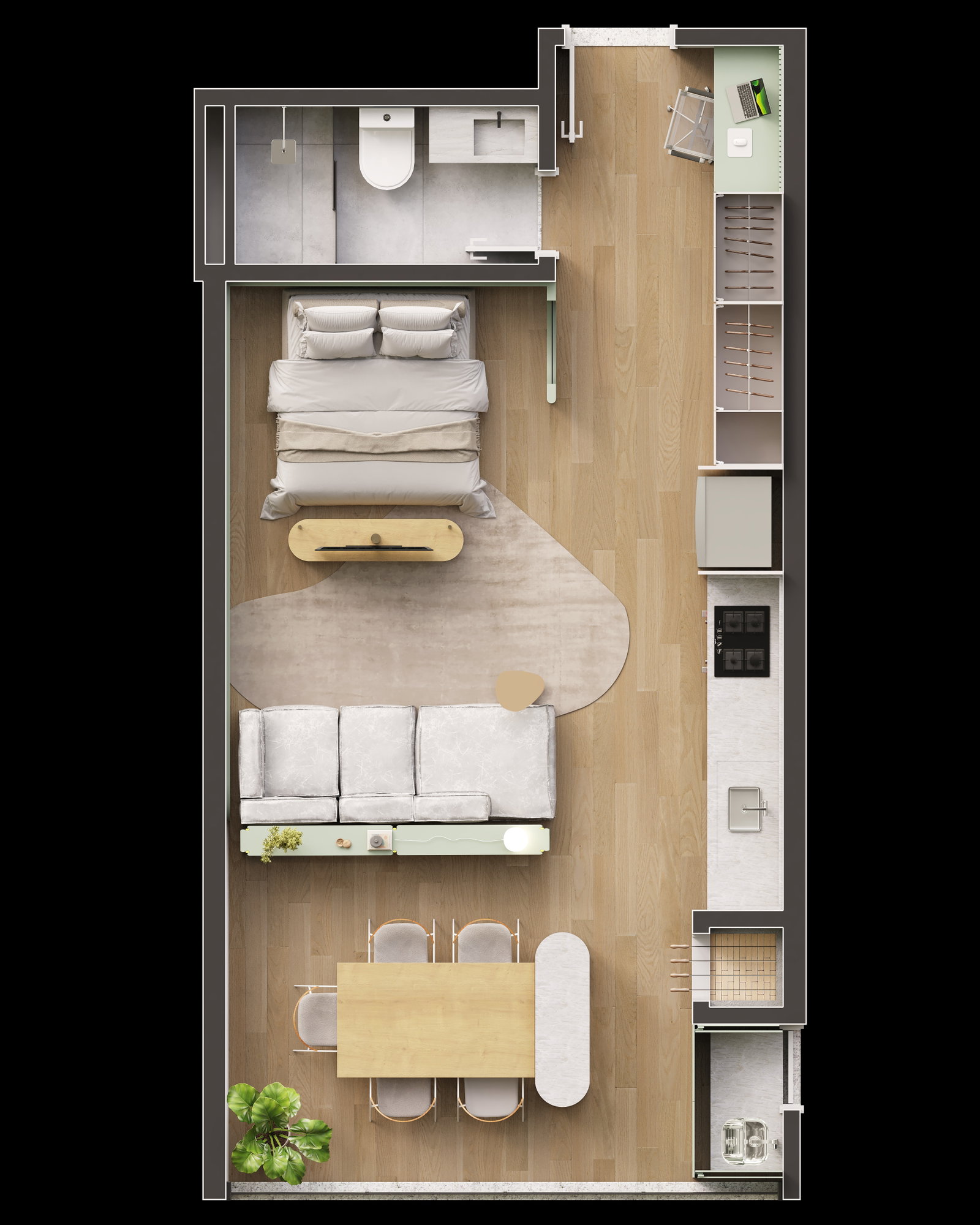 Planta 6 de Florença Residenza
