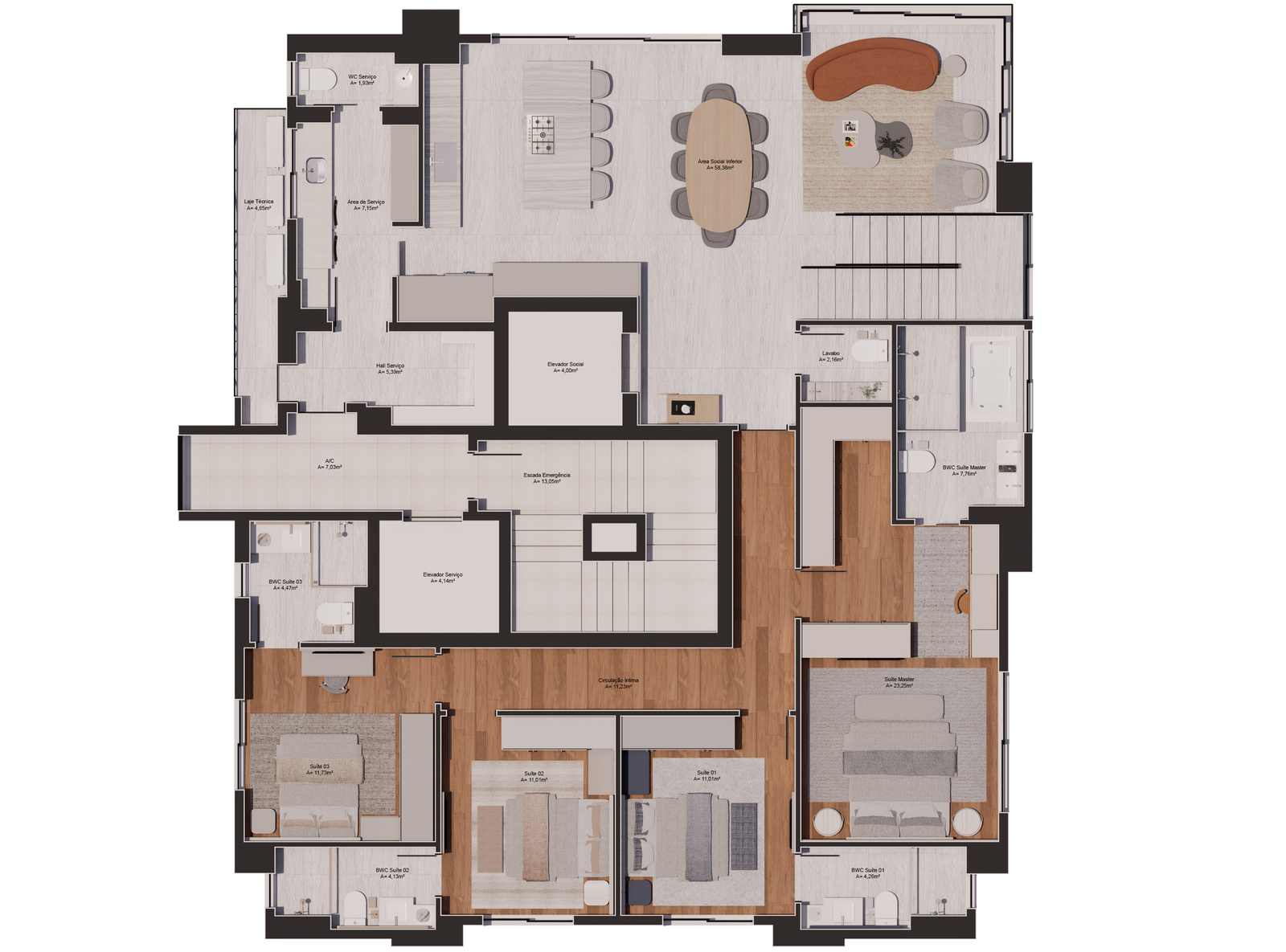 Planta 2 de Harmonie Residence