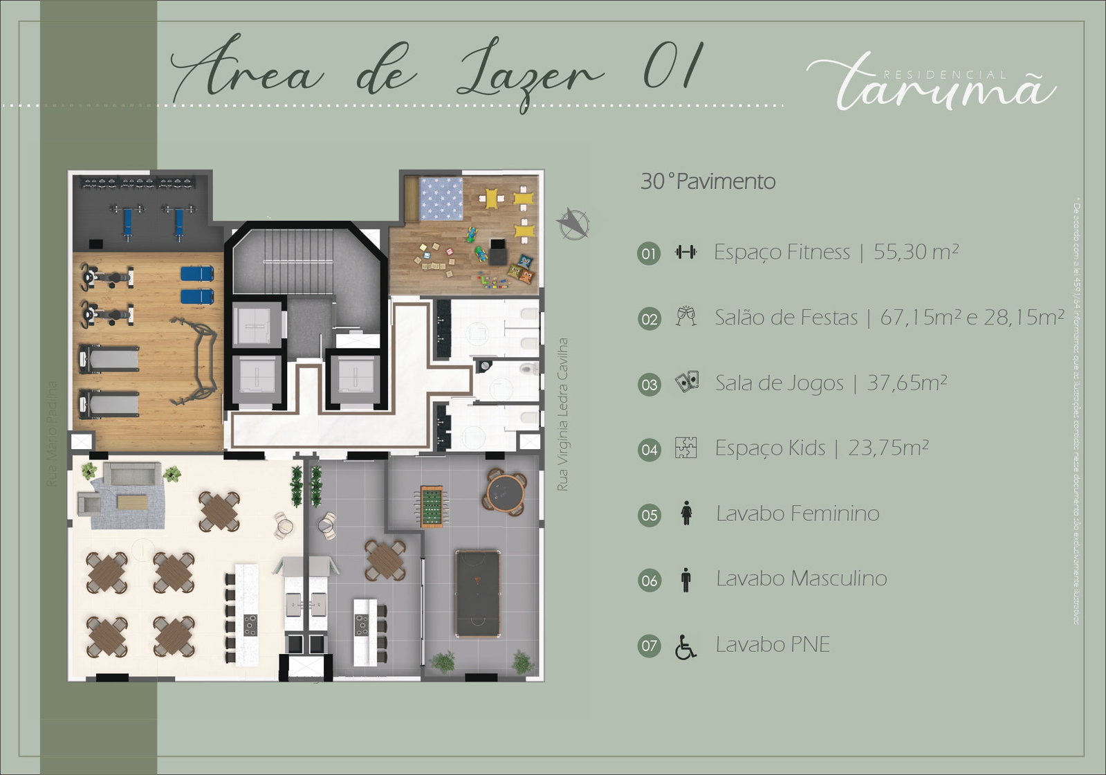 Planta 3 de Residencial Tarumã