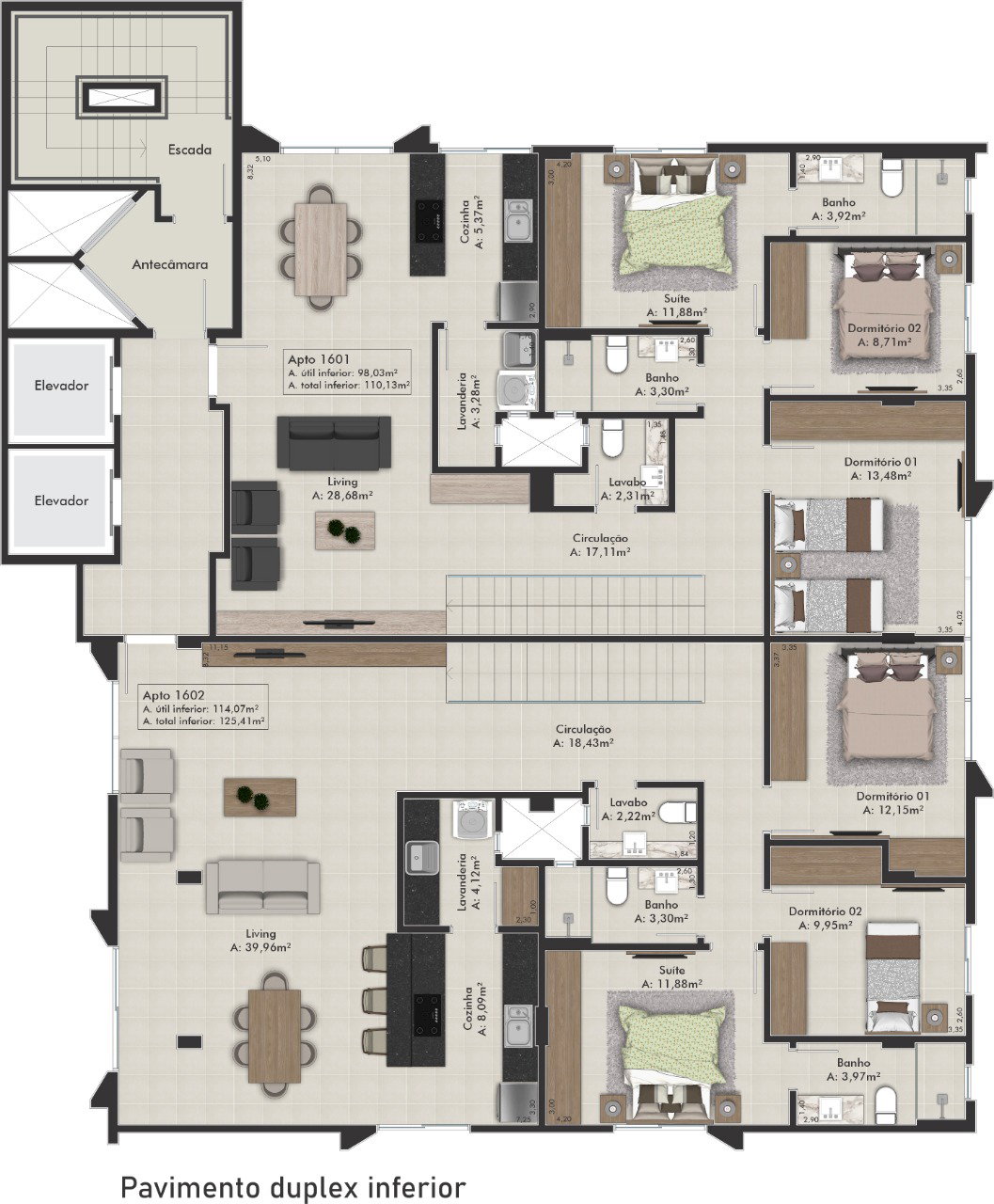 Planta 4 de Play Residence