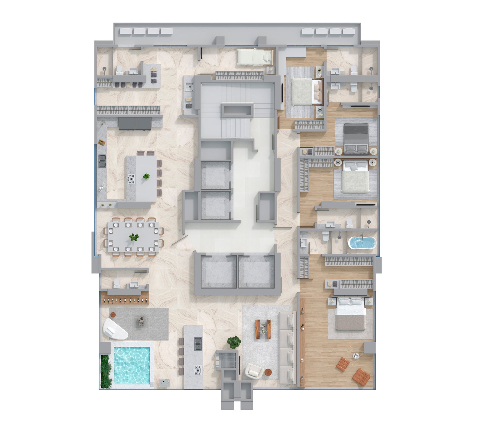 Planta 12 de Legacy Vertical Home
