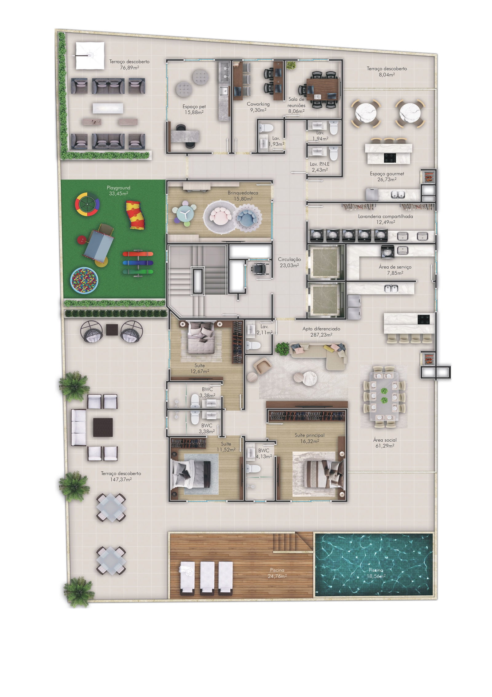 Planta 2 de Green Home Boutique Residence