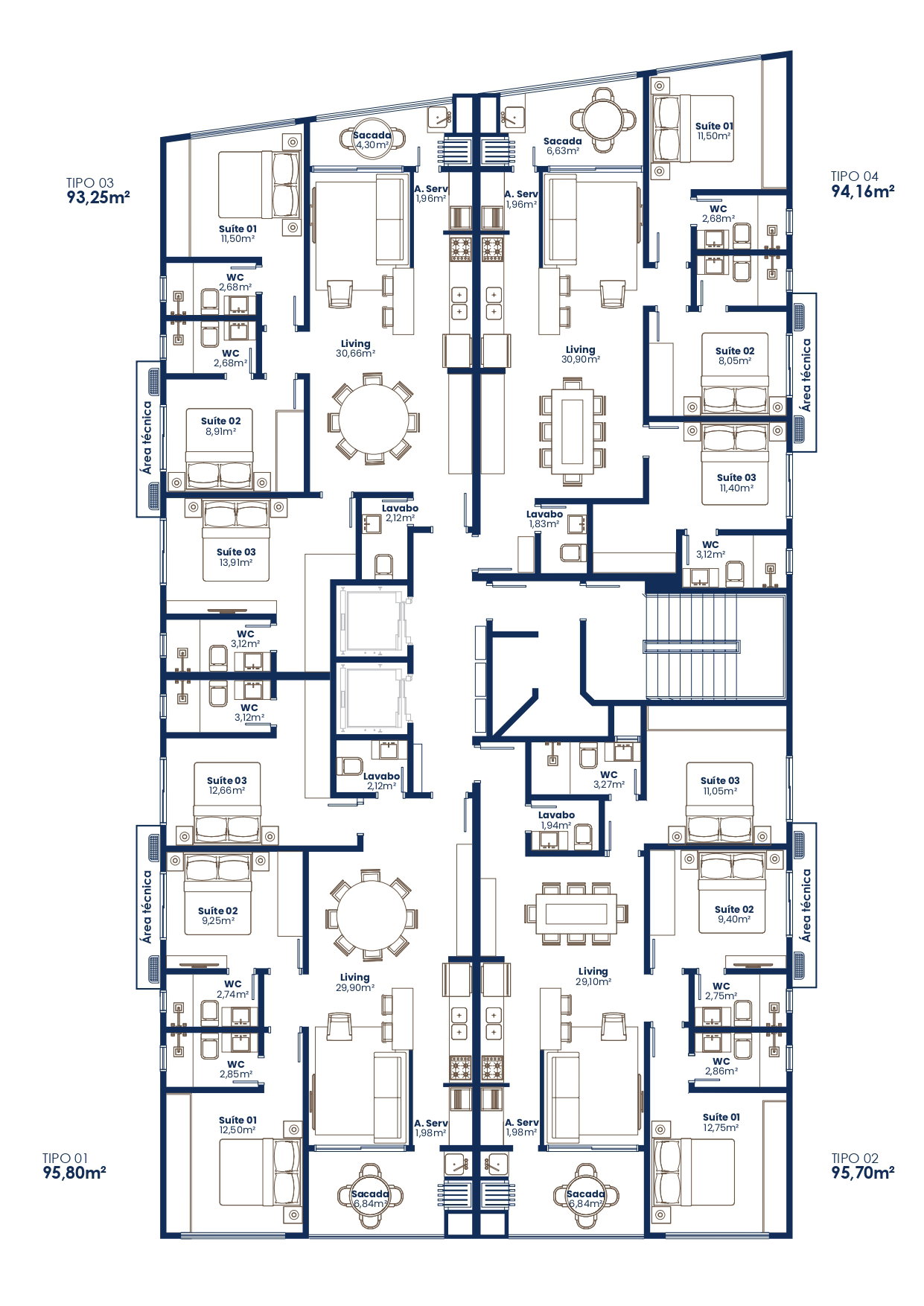 Planta 6 de Amalfi Residence