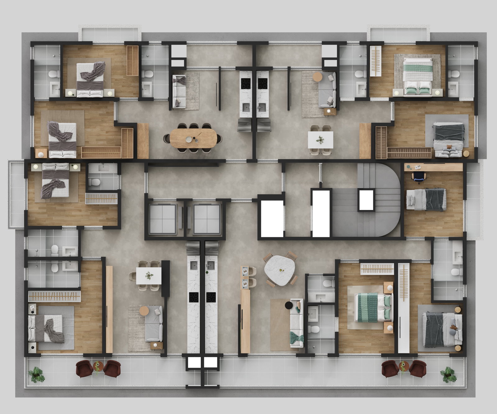 Planta 1 de Residencial Vicenzza