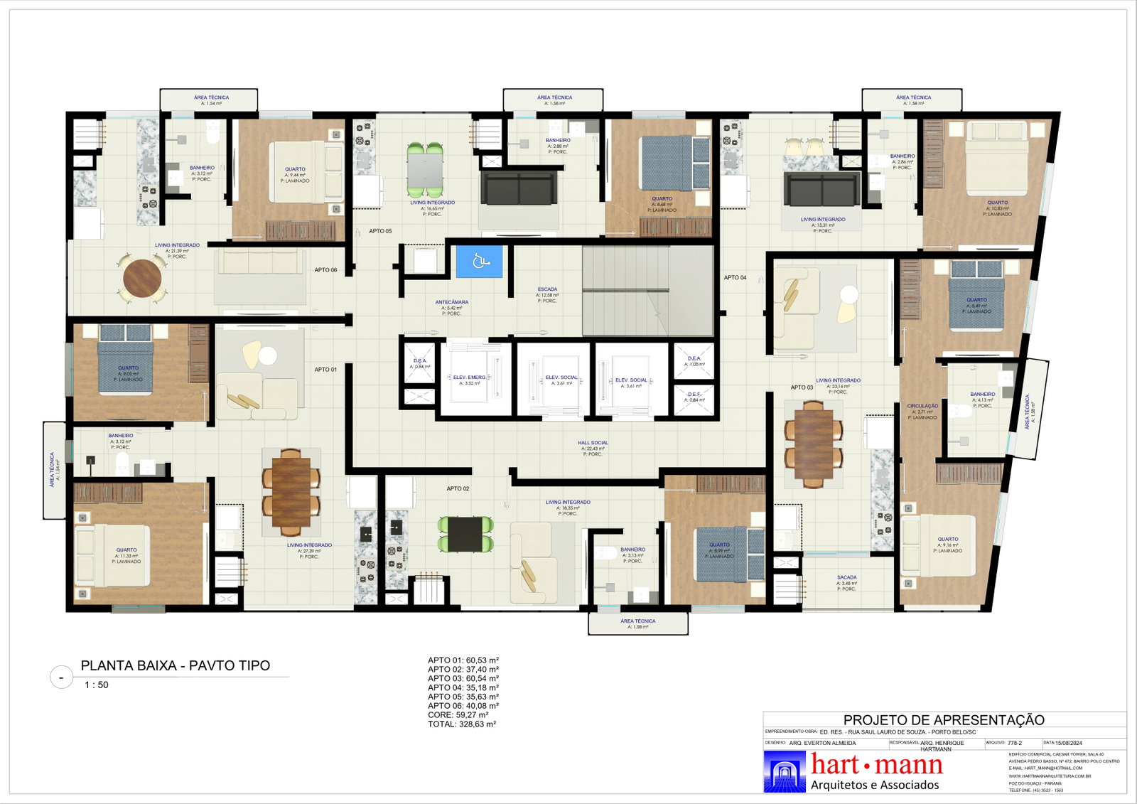 Planta 3 de Superiore Residence