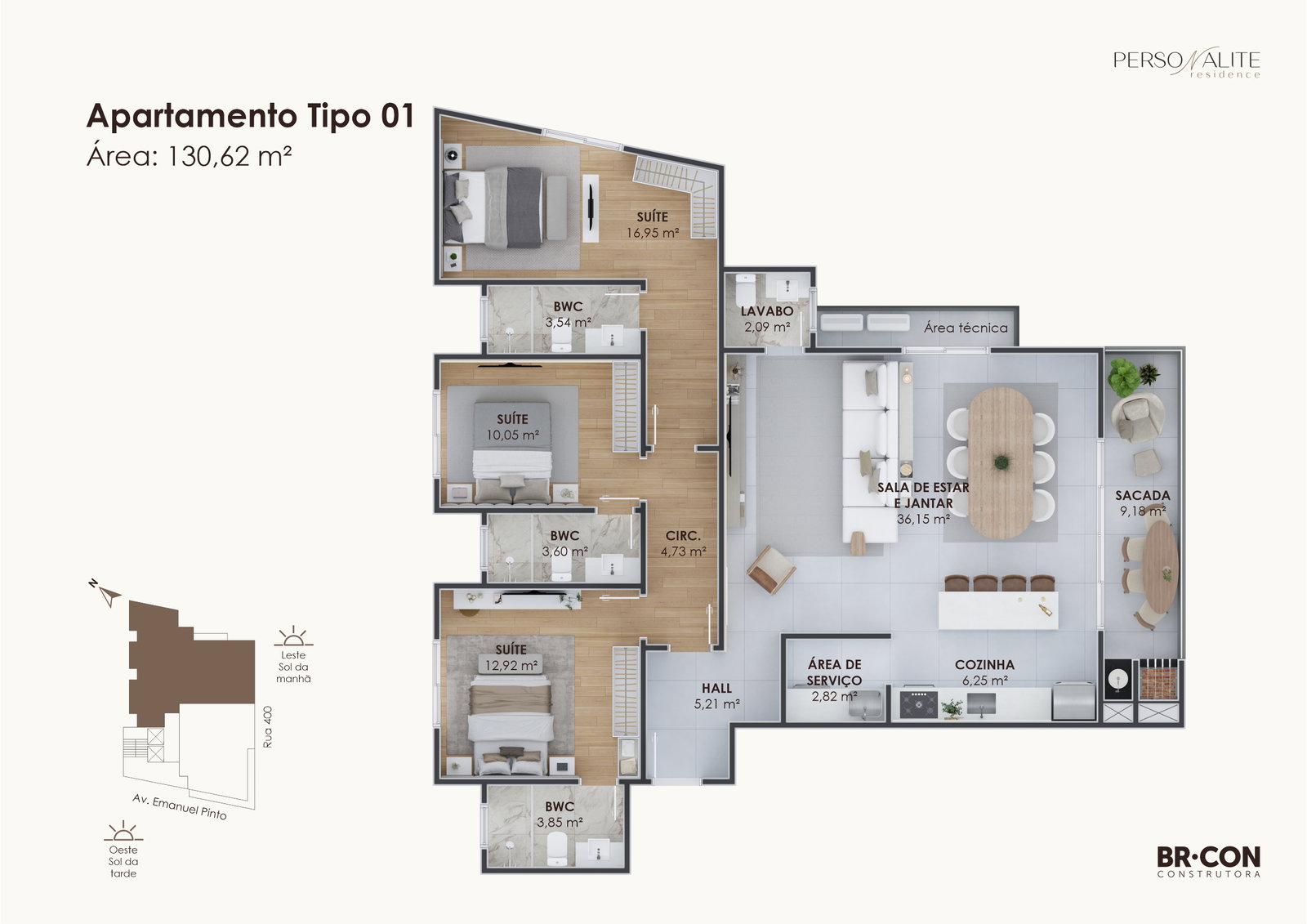 Planta 1 de Personalite Residence