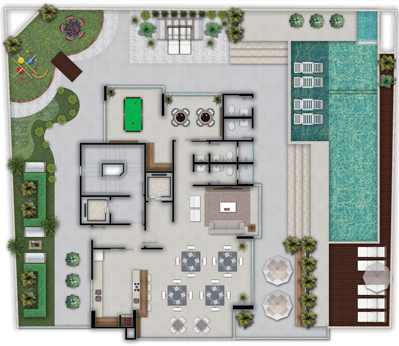 Planta 2 de Residencial Cidade Jardim