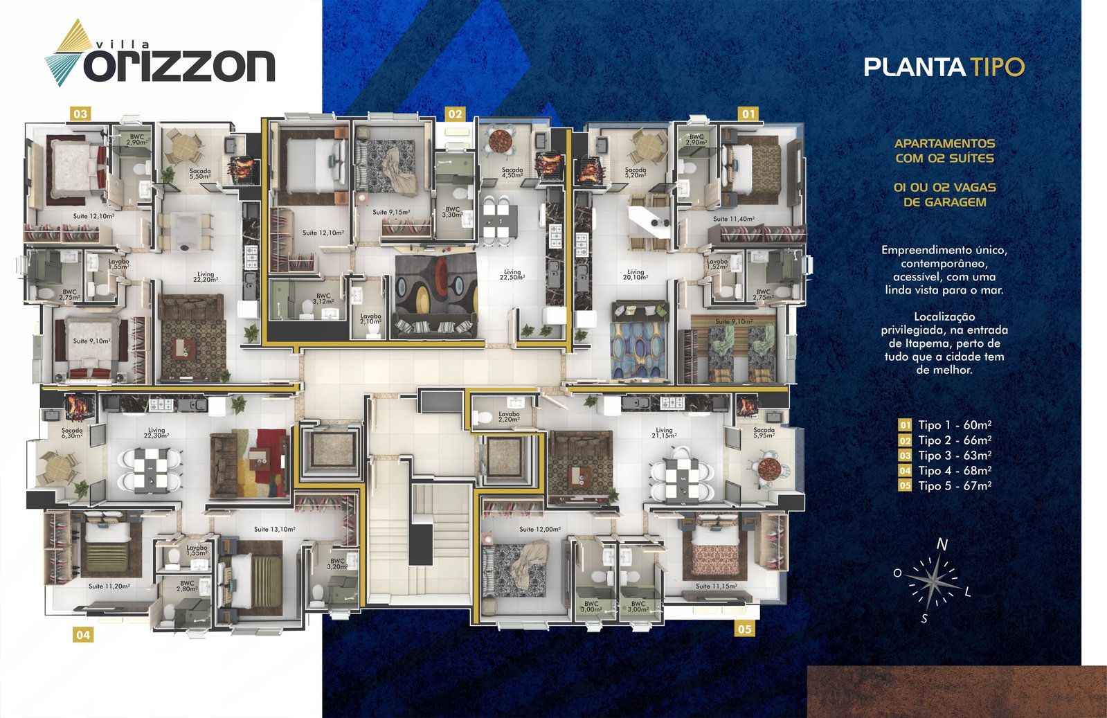 Planta 4 de Villa Orizzon