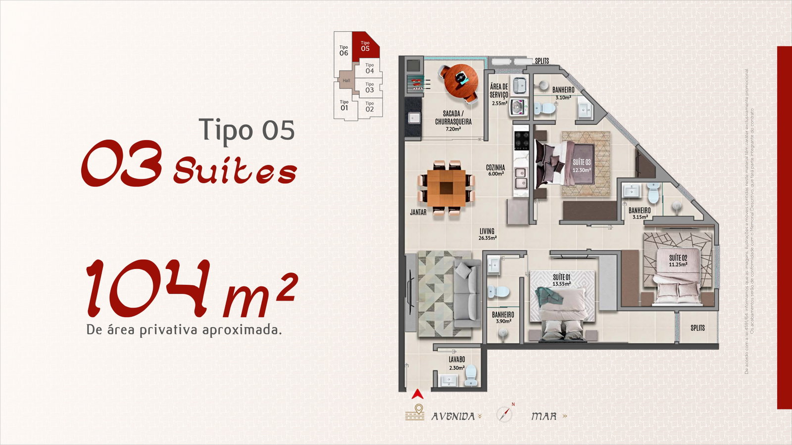 Planta 6 de Adonai Residence