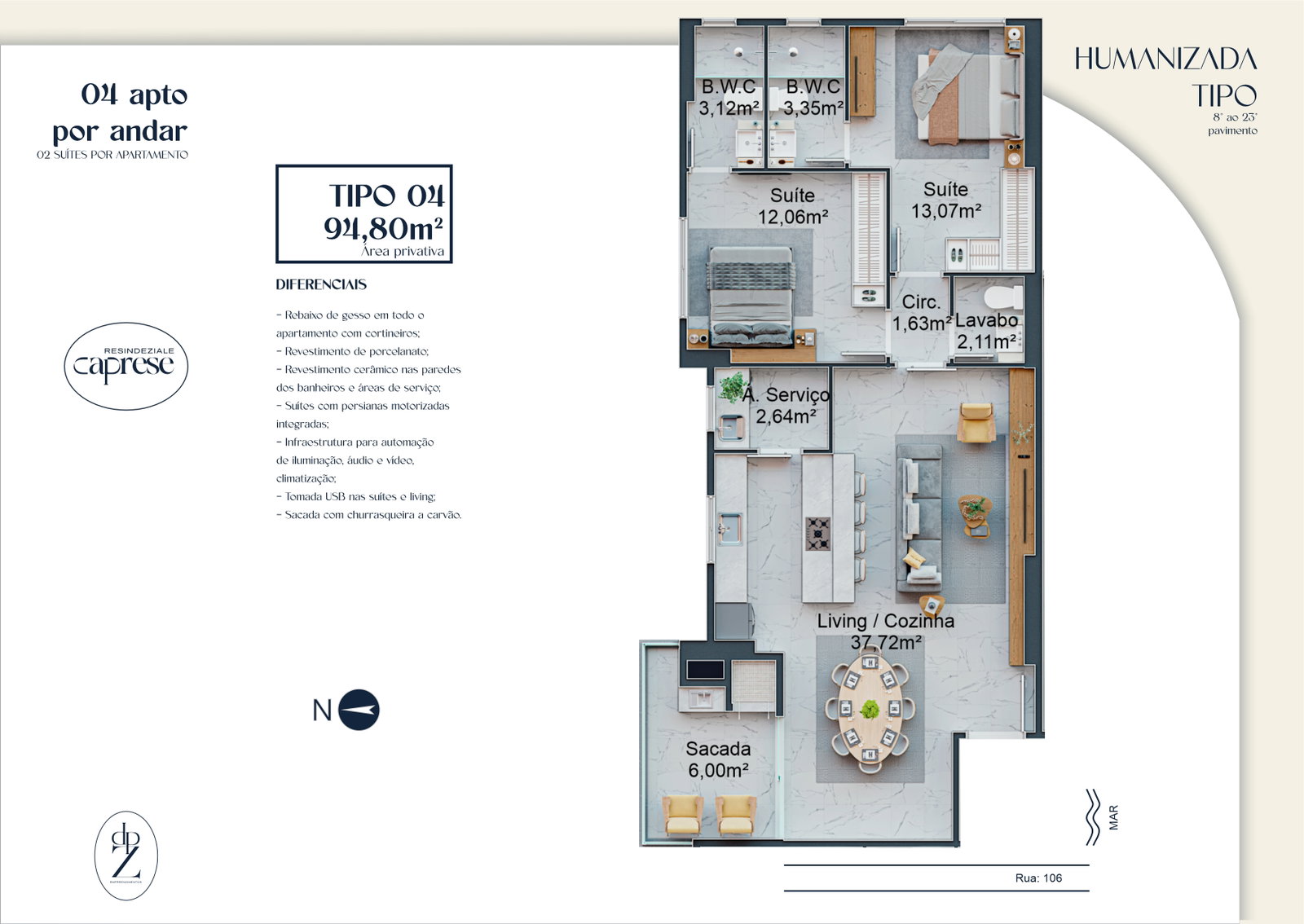 Planta 3 de Caprese Residenziale