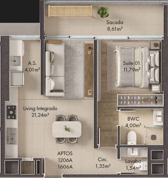 Planta 8 de Vitta 27