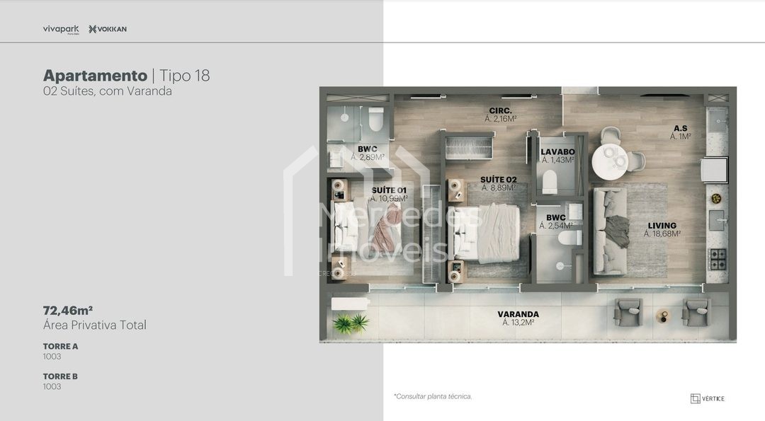 Foto 69 de Sala comercial à venda · Viva Park, Porto Belo