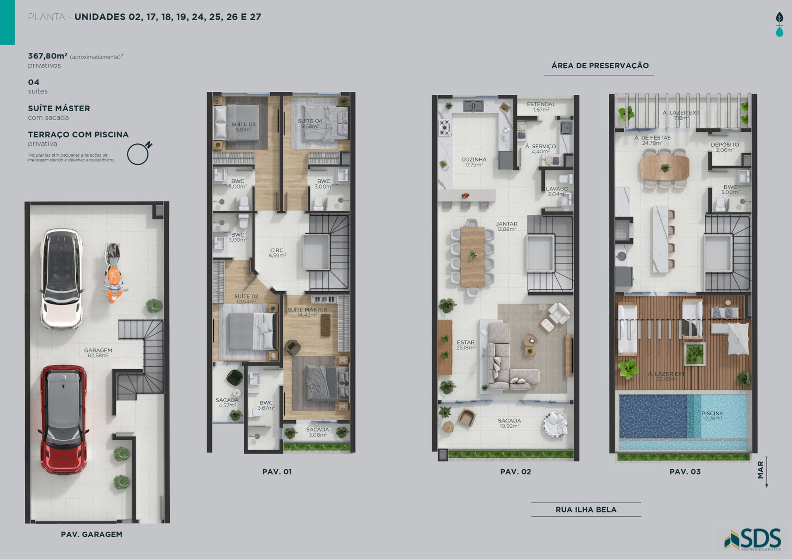 Planta 3 de Maríssima - 4 Ilhas