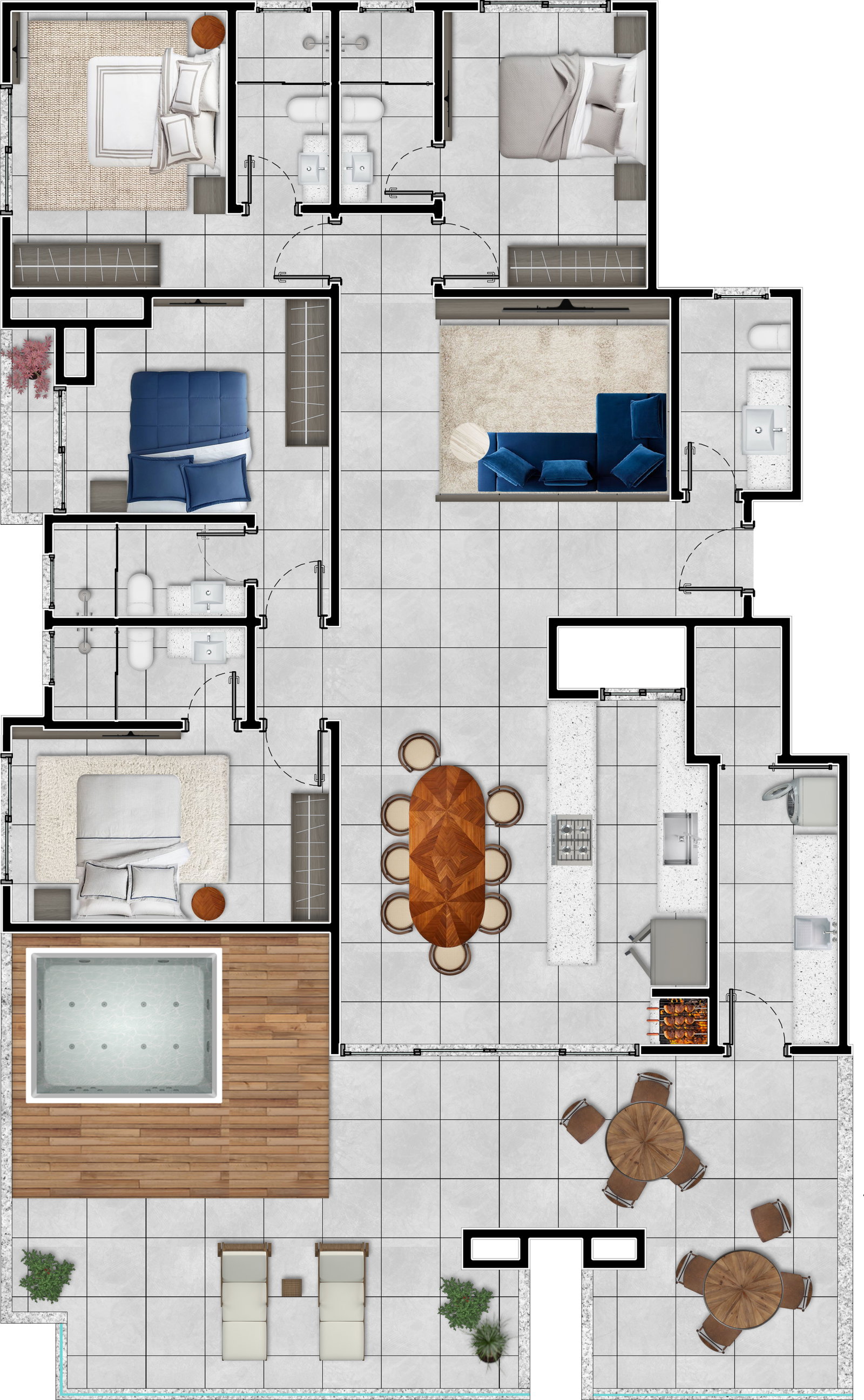 Planta 3 de Atlantis Home Club