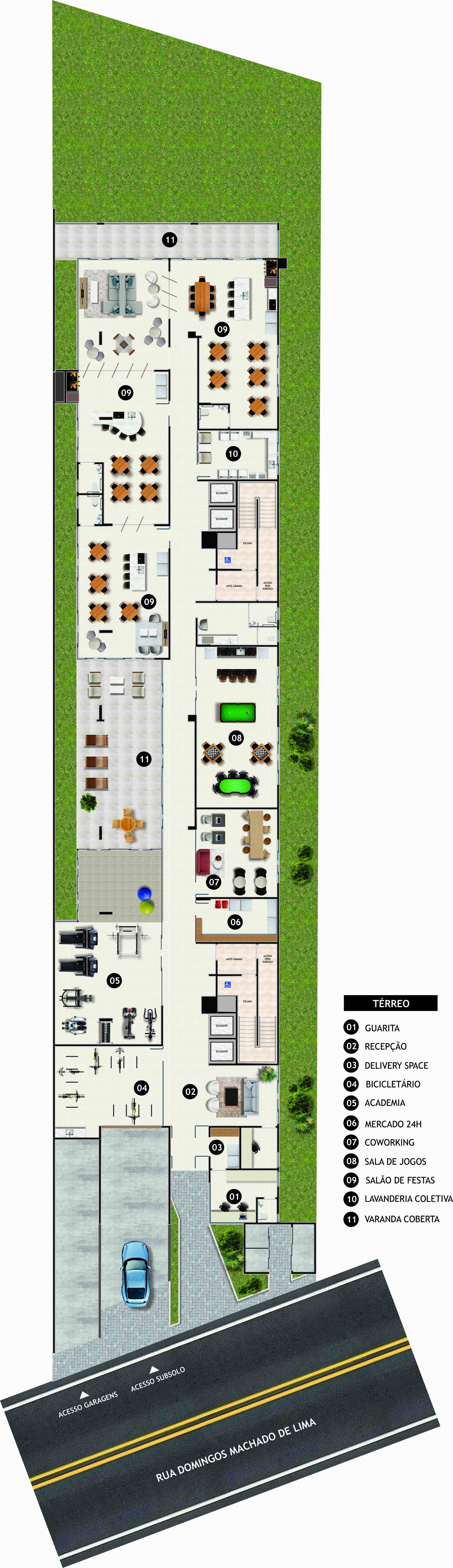 Planta 22 de Edifício Sunrise Studios