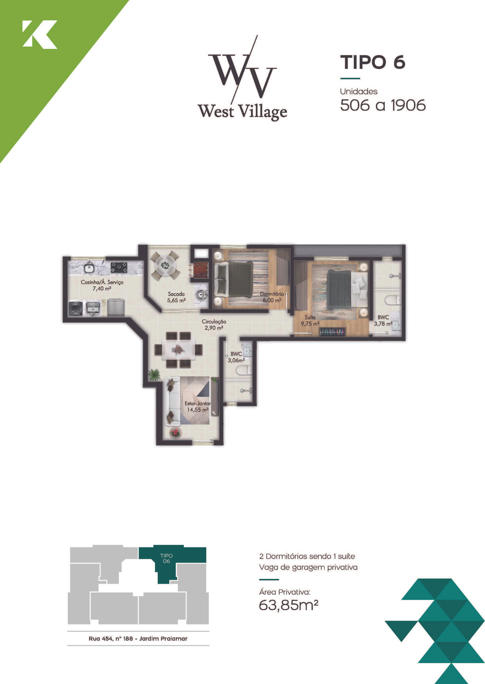 Planta 8 de West Village