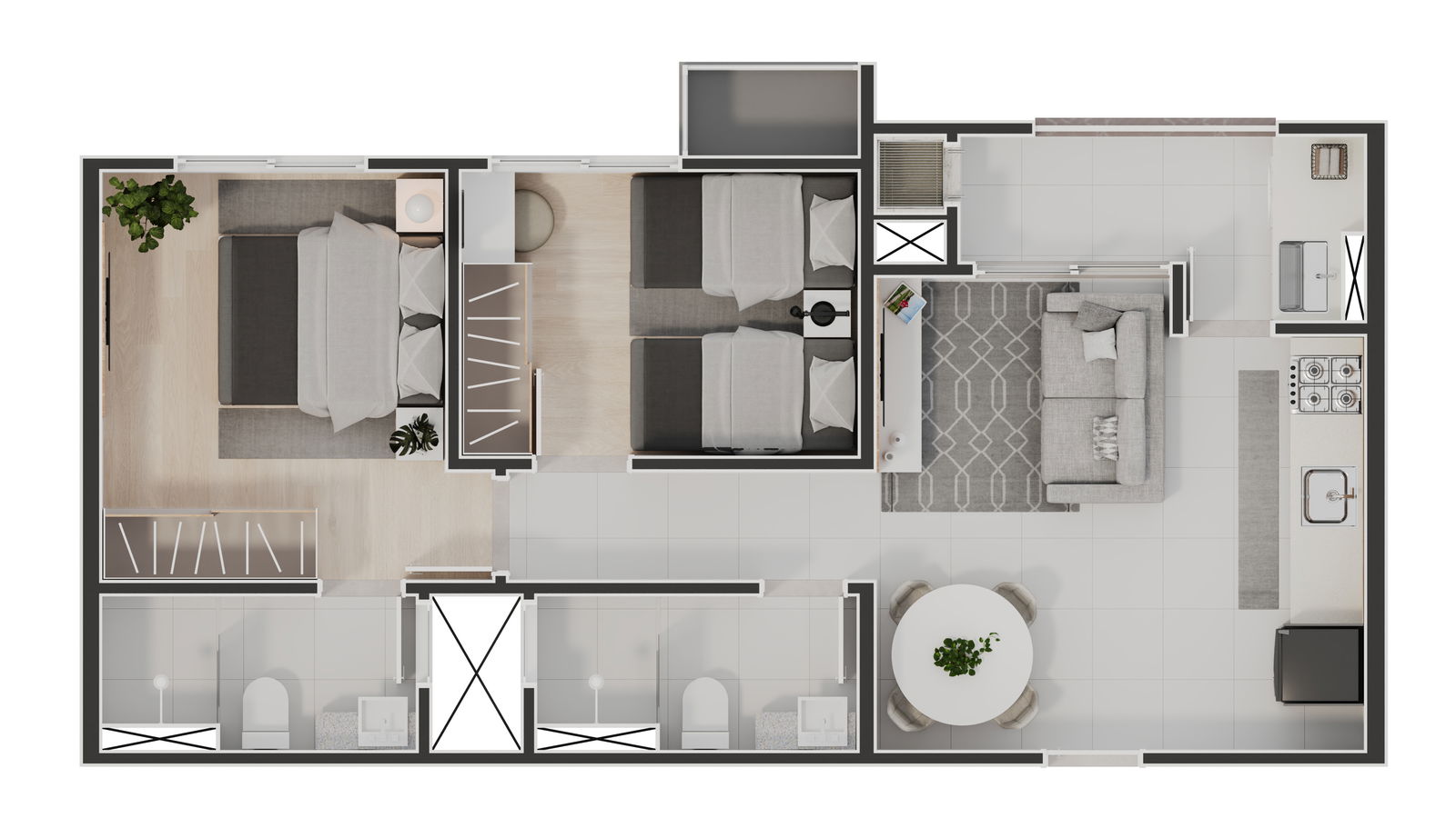Planta 1 de MS Joy Up House