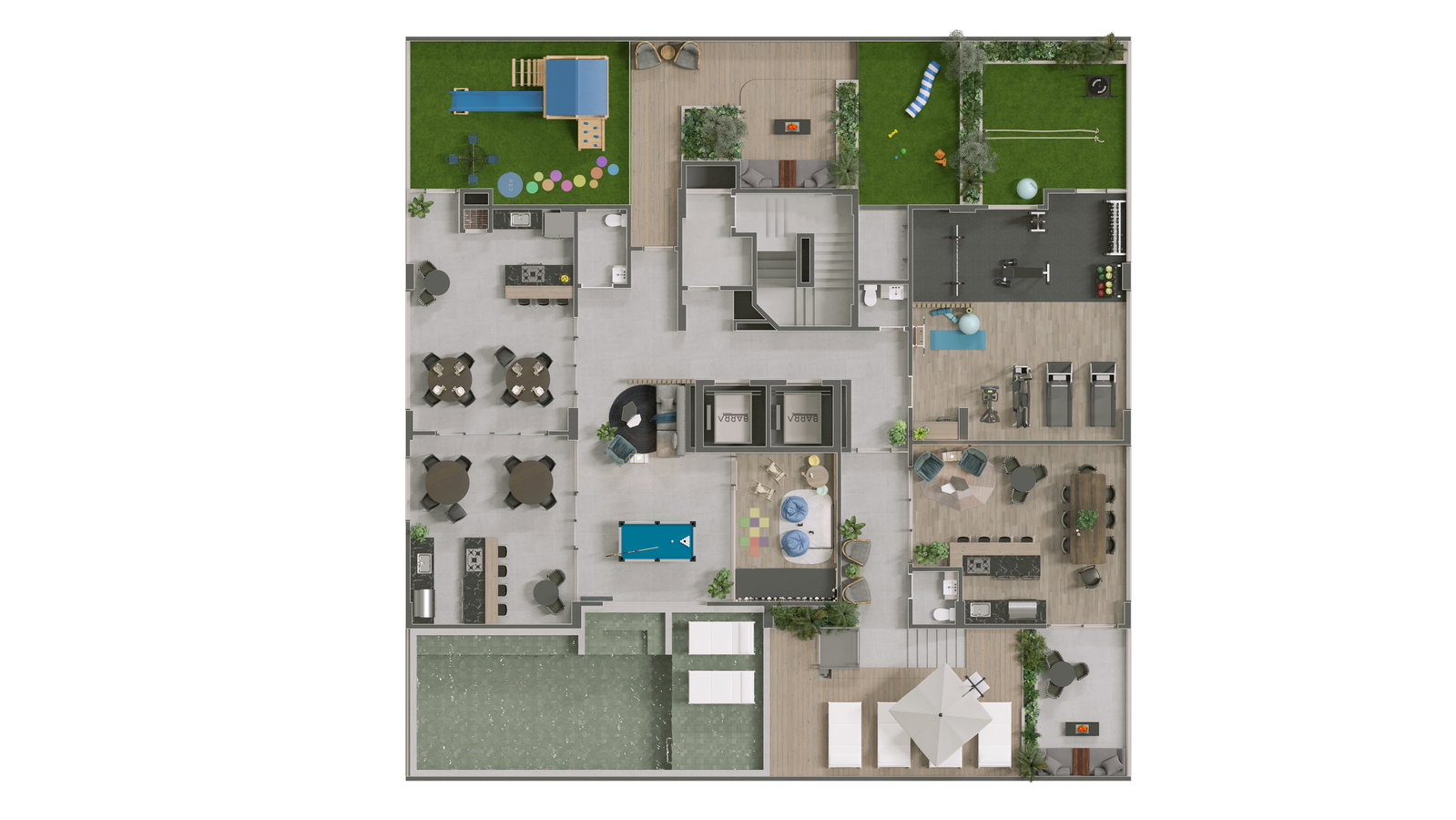 Planta 2 de Barra Residence
