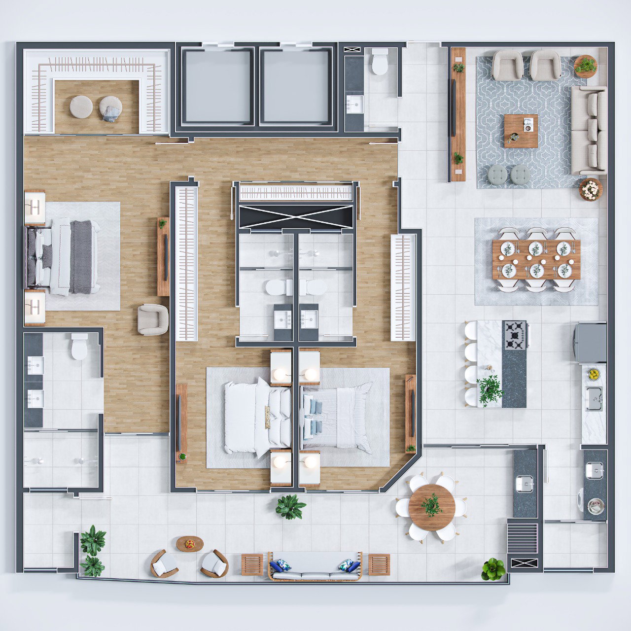 Planta 4 de Punta Cana Residence