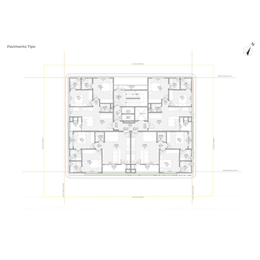 Planta 2 de Residencial Império dos Coqueiros
