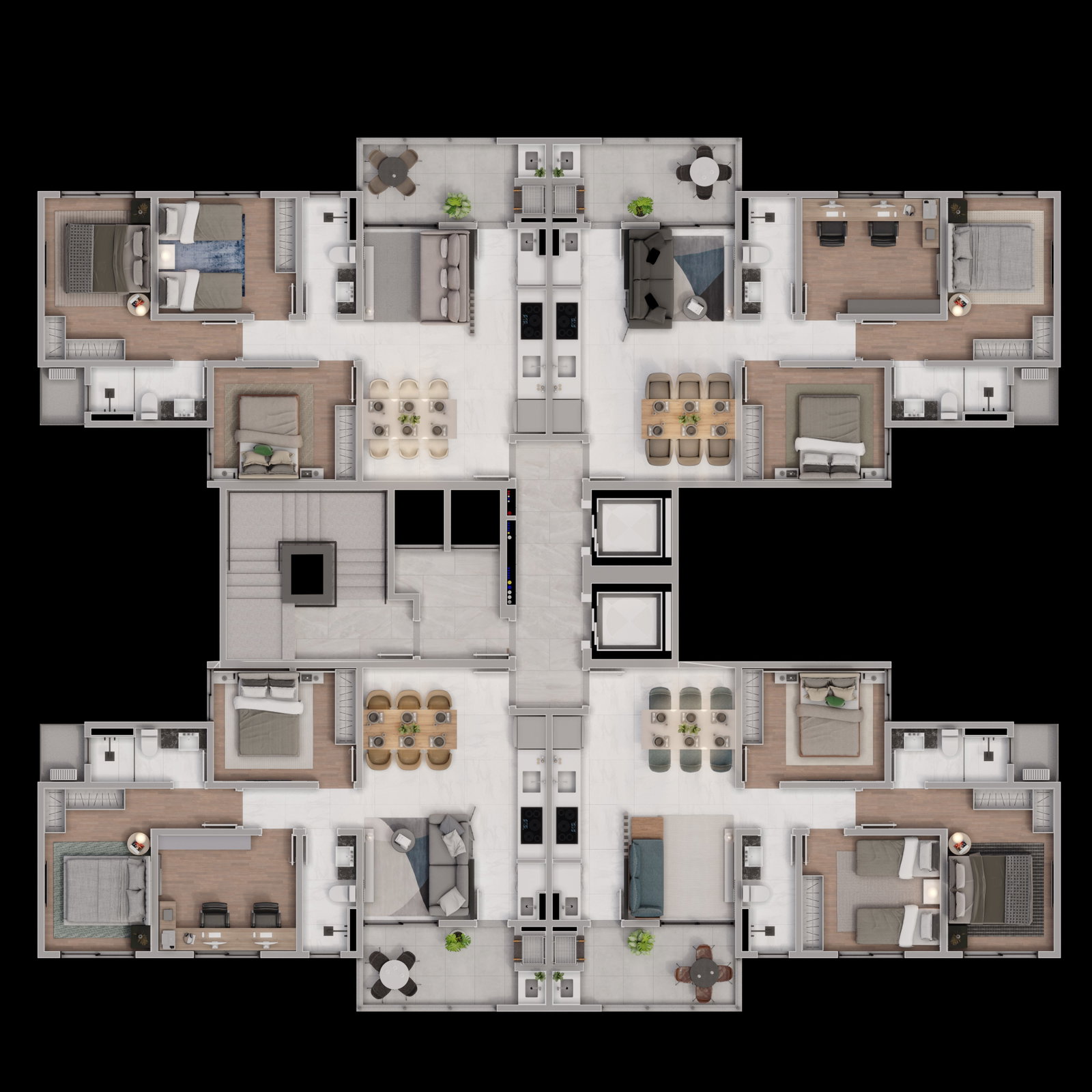 Planta 1 de Opus Residence